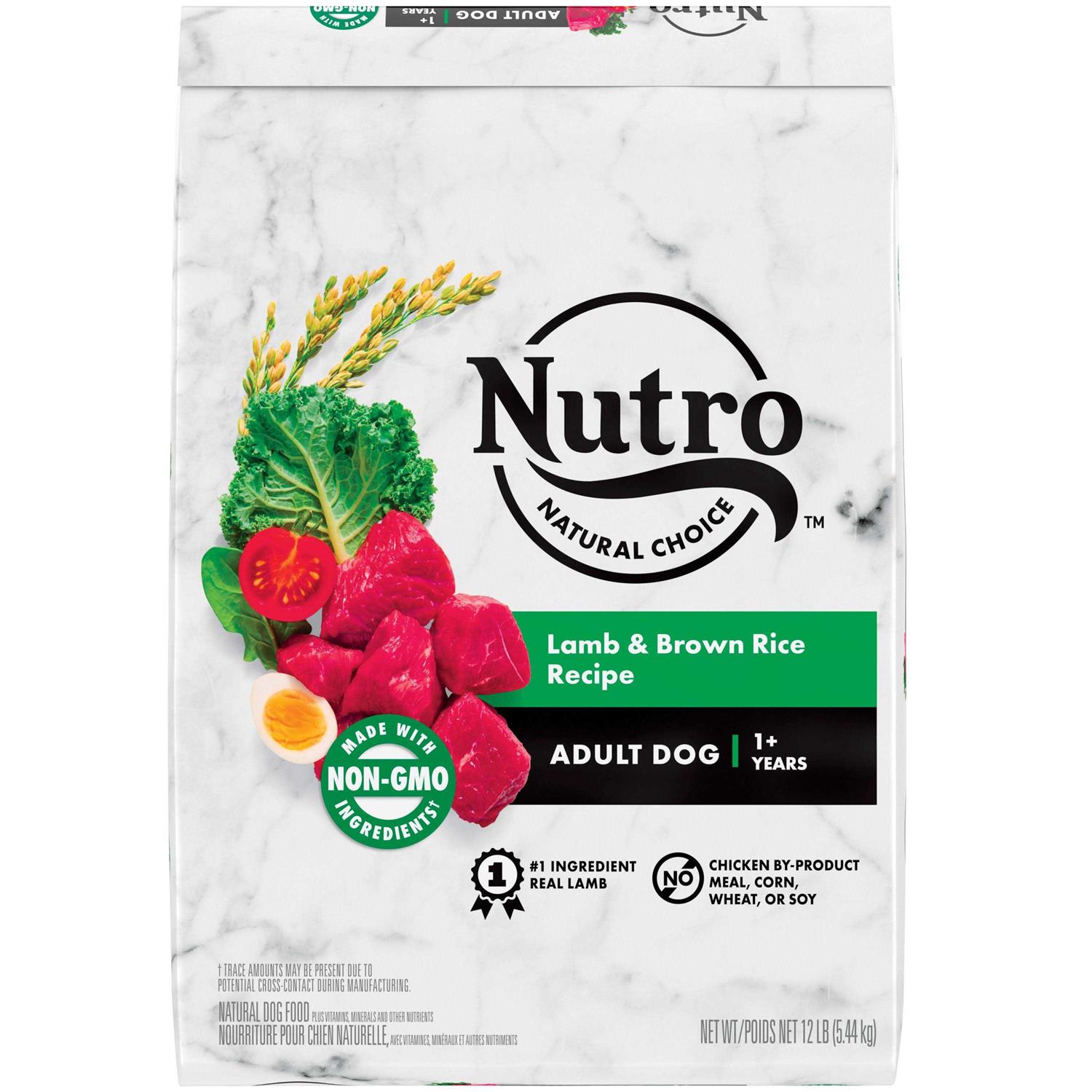 Nutro Natural Choice Adult Dry Dog Food Lamb Rice