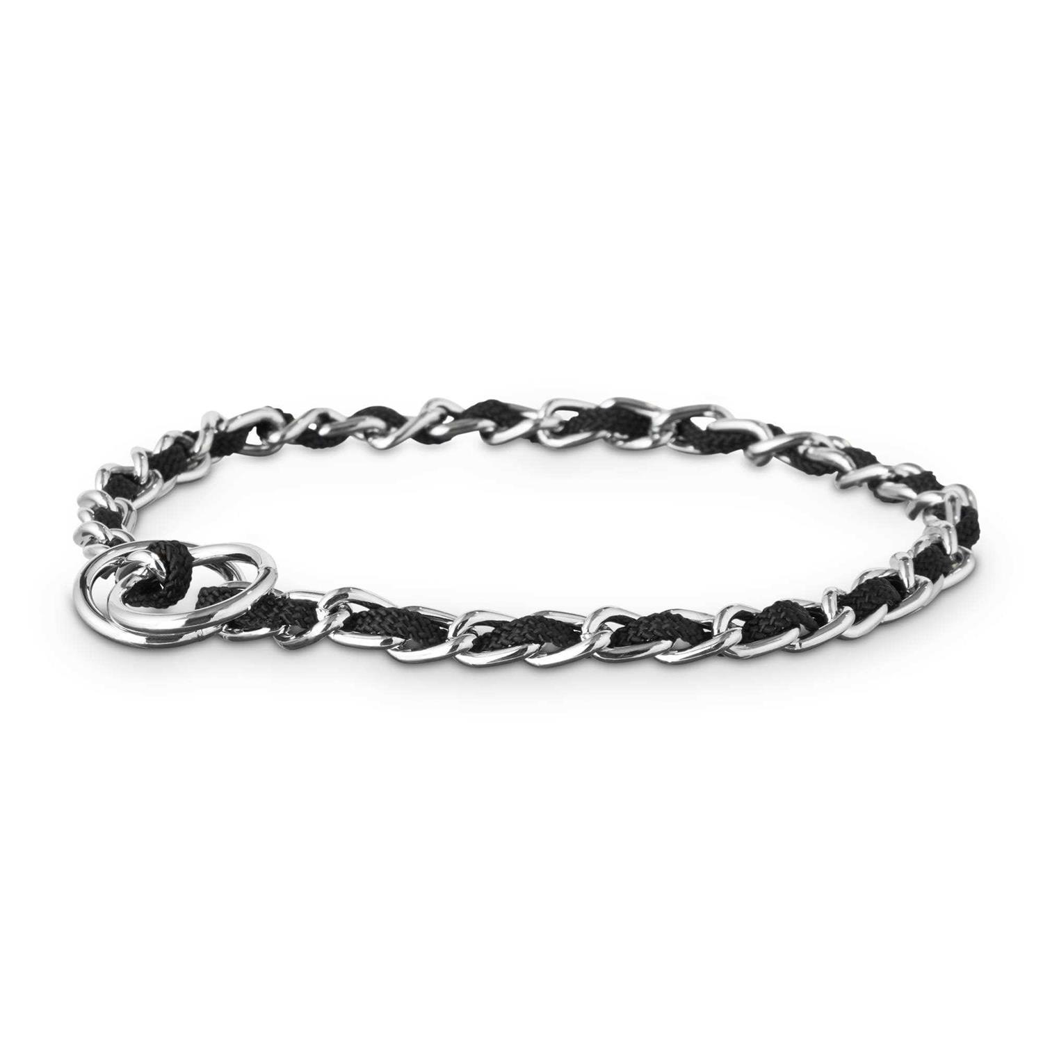 EveryYay Black Comfort Chain Dog Collar