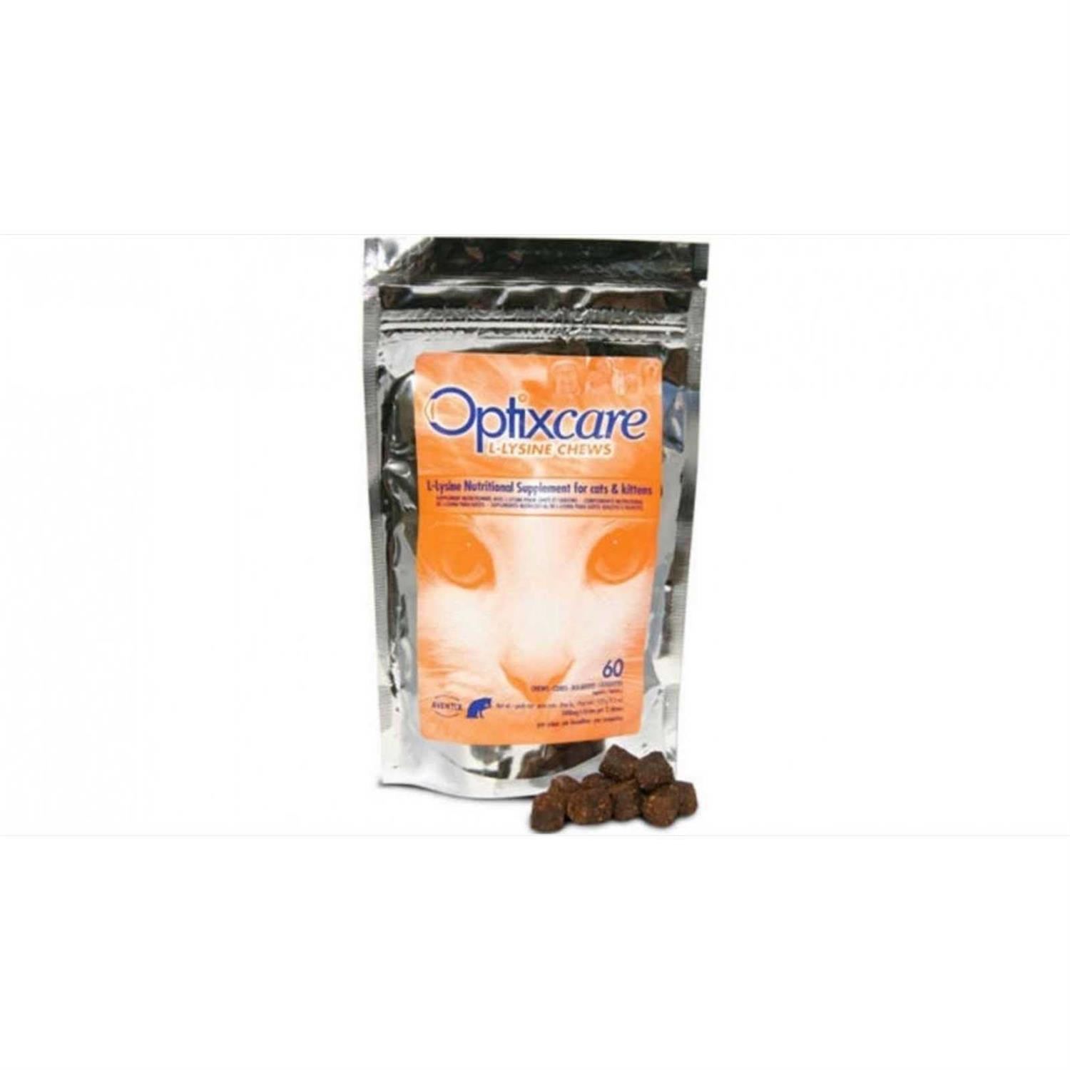 Optixcare L-Lysine Chews for Cats & Kittens