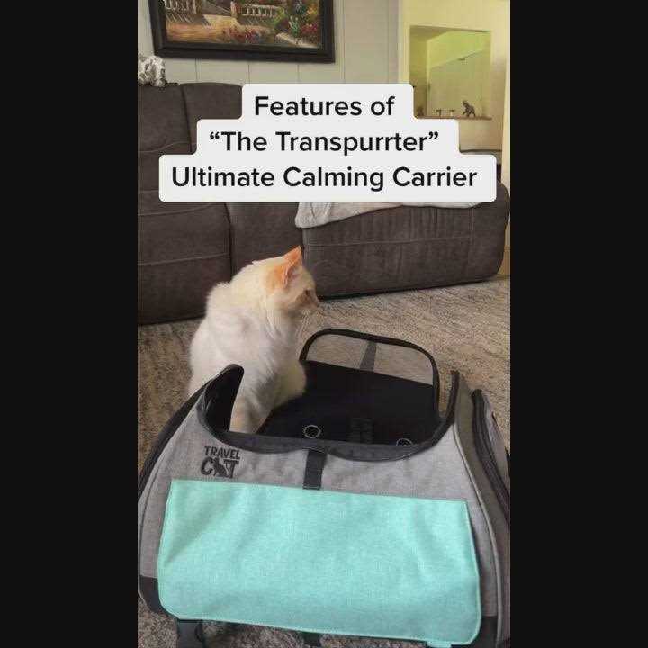 The Transpurrter Ultimate Calming Convertible Cat Carrier