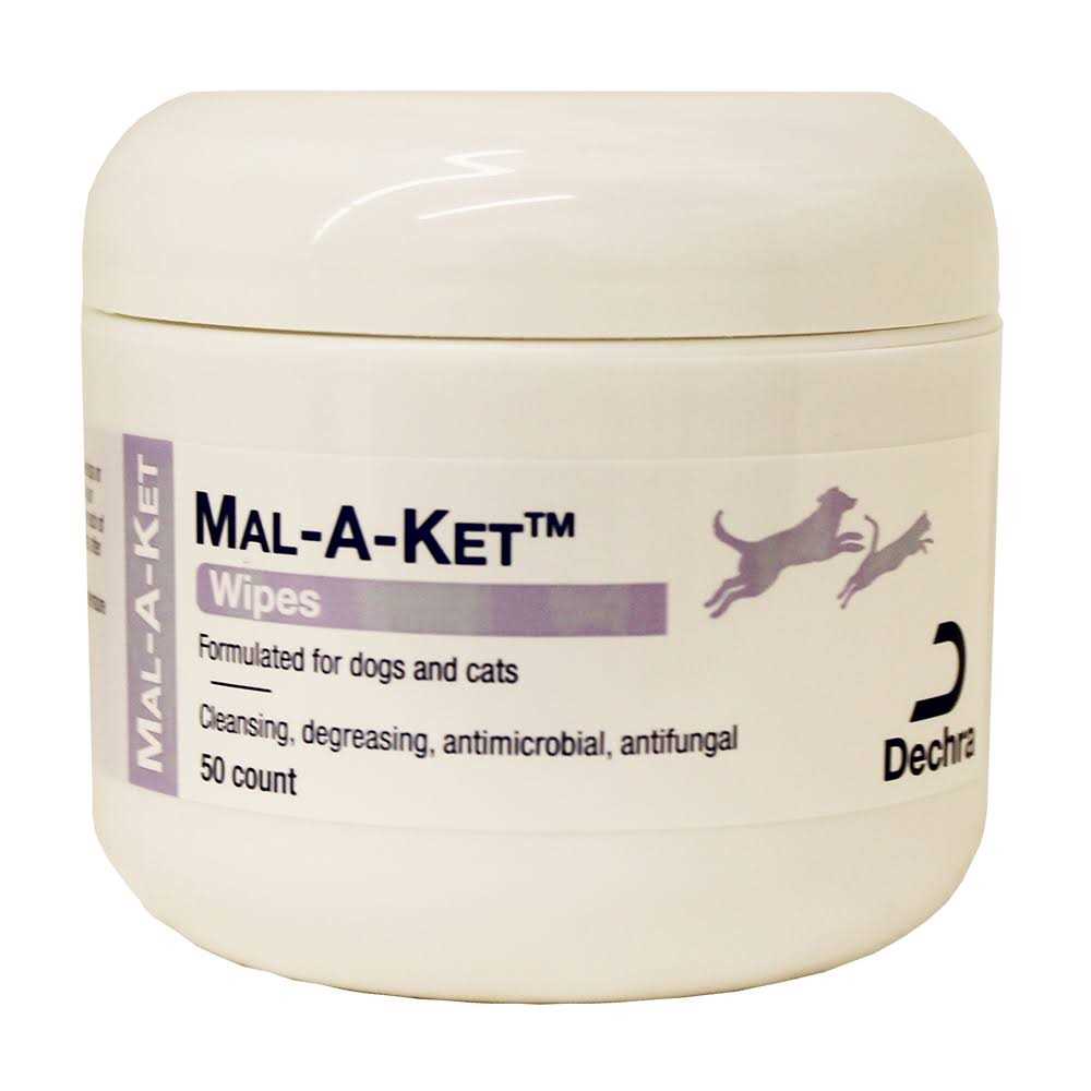 Mal-a-ket Wipes for Dogs & Cats