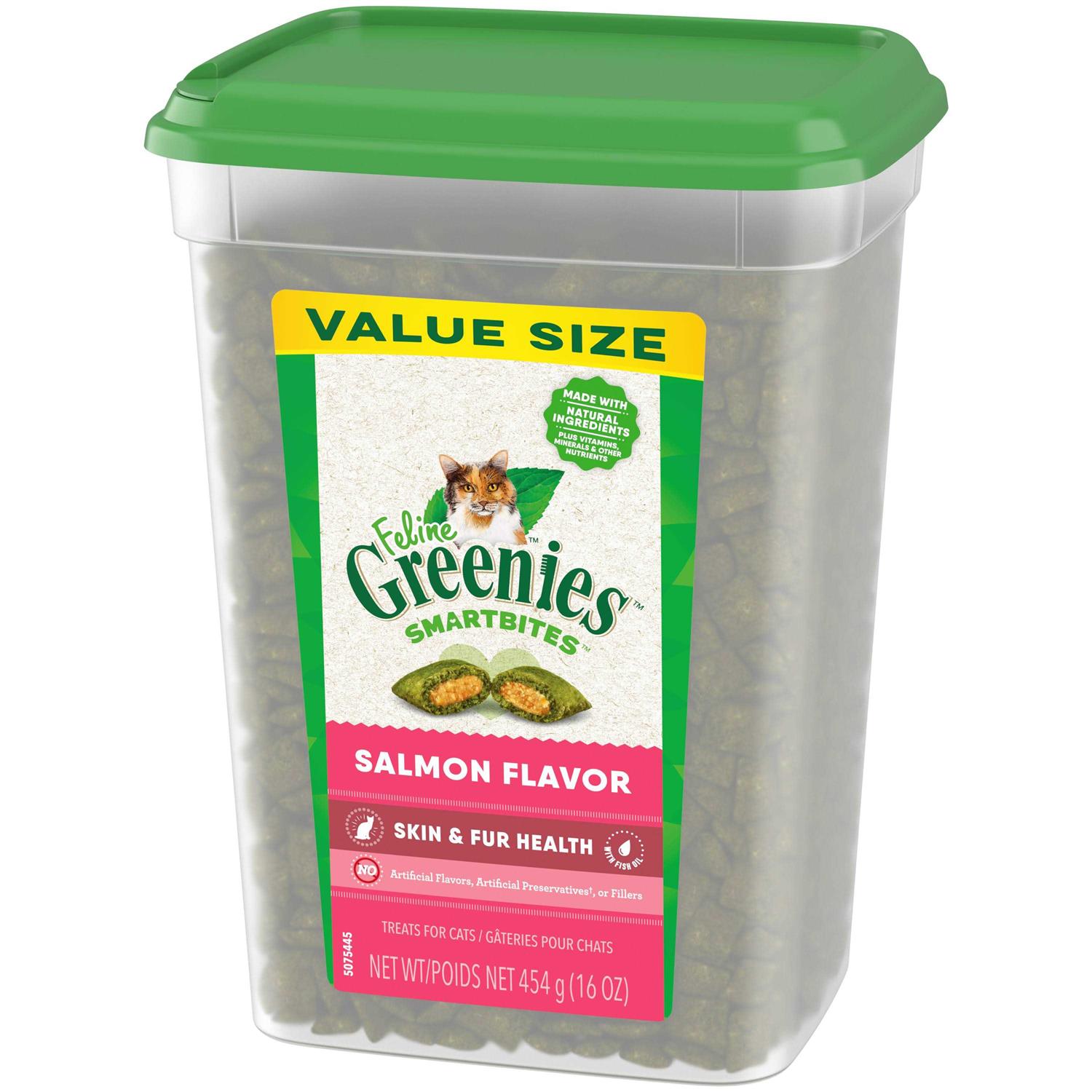 Feline Greenies SmartBites Cat Treats Skin & Fur