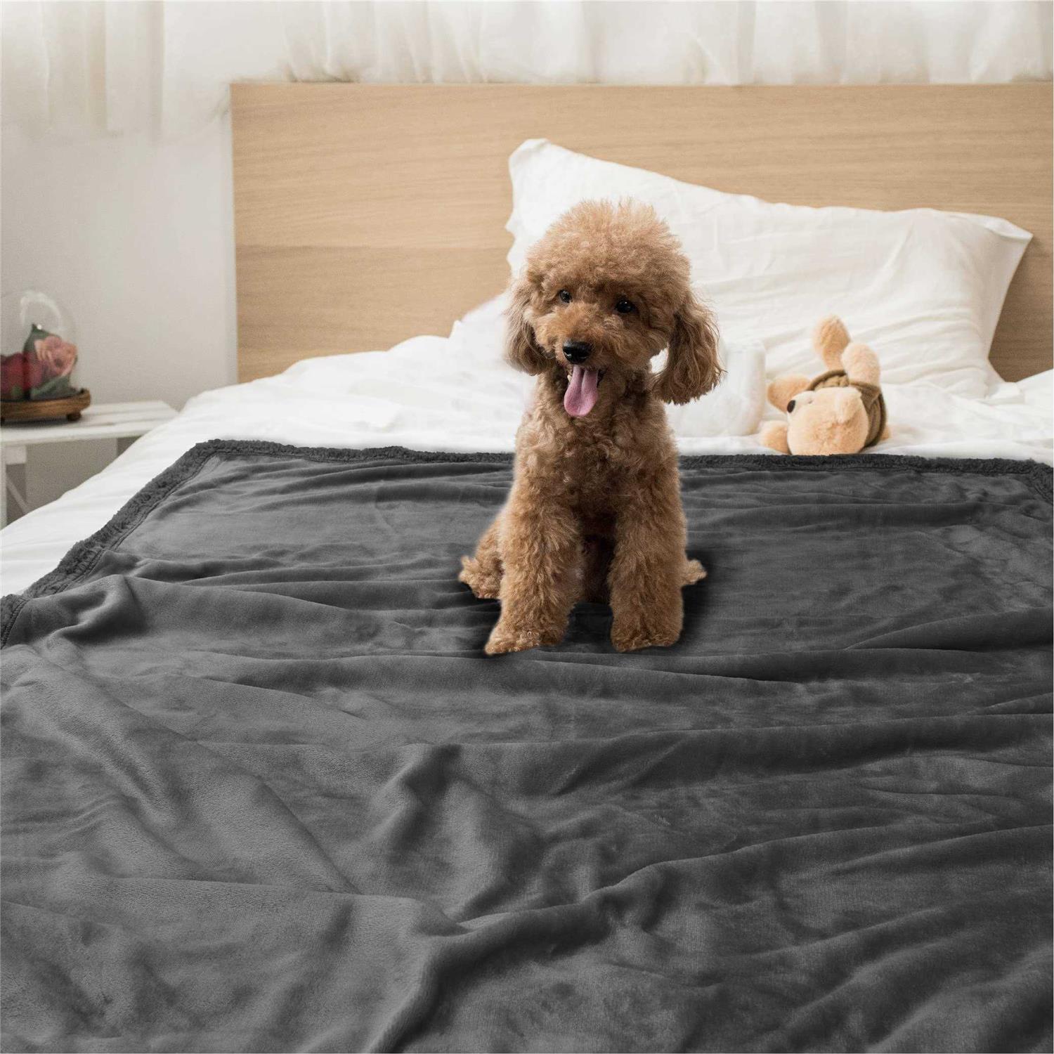 Petami Waterproof Fleece Pet Blanket