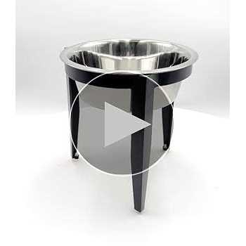 NMN Designs Vision Outdoor / Indoor Elevated Single Diner for Dogs