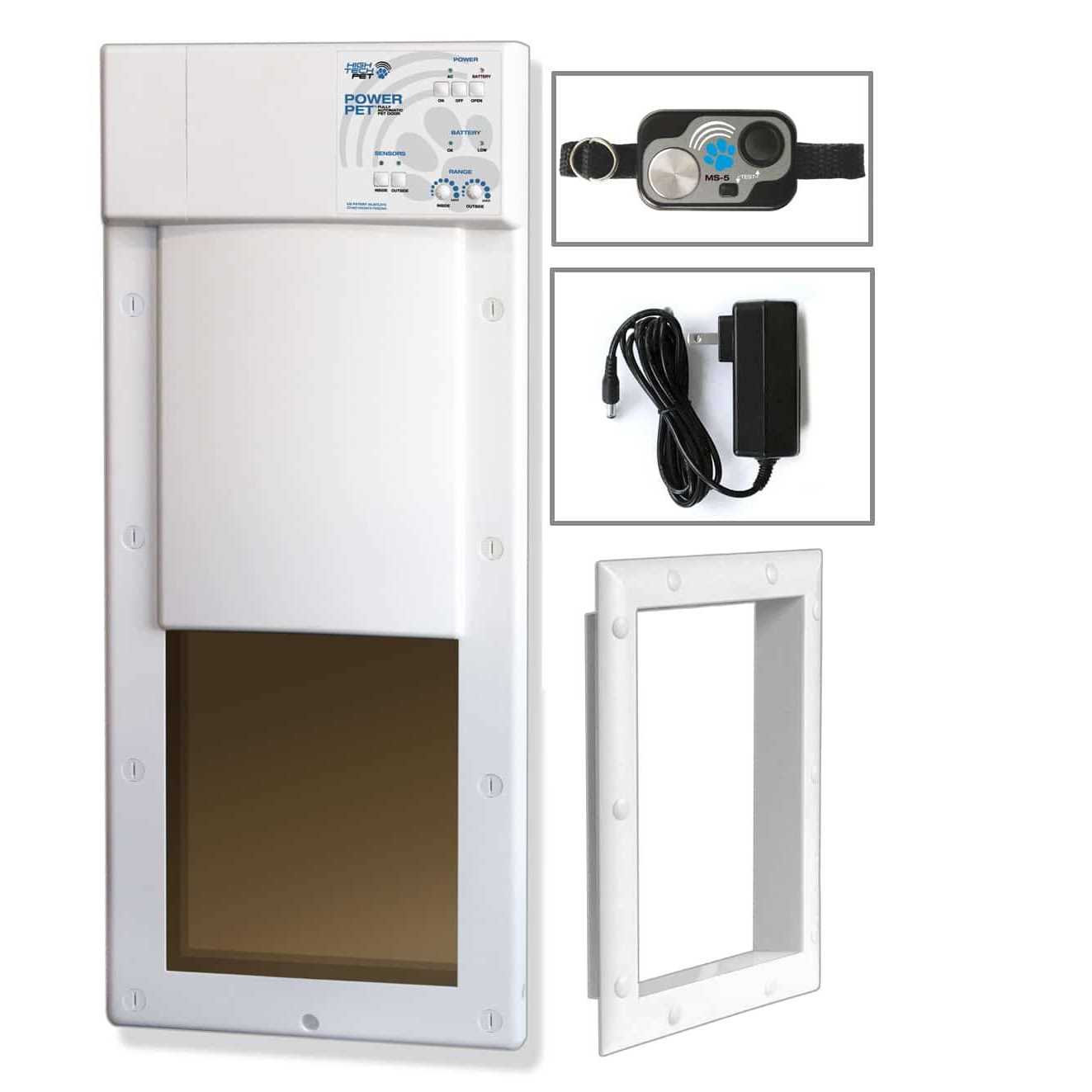 High Tech Pet WiFi Enabled Smartphone Controlled Automatic Dog and Cat Door