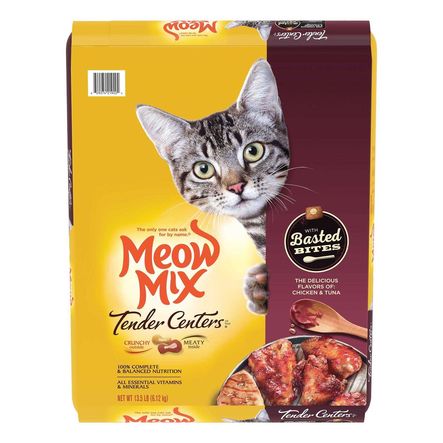 Meow Mix Tender Centers Cat Food