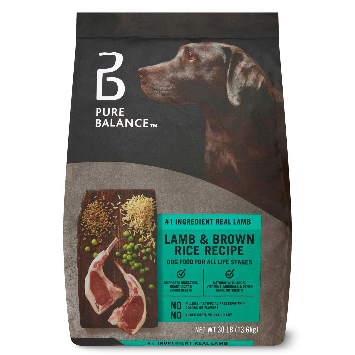 Pure Balance Lamb & Brown Rice Recipe Dry Dog Food
