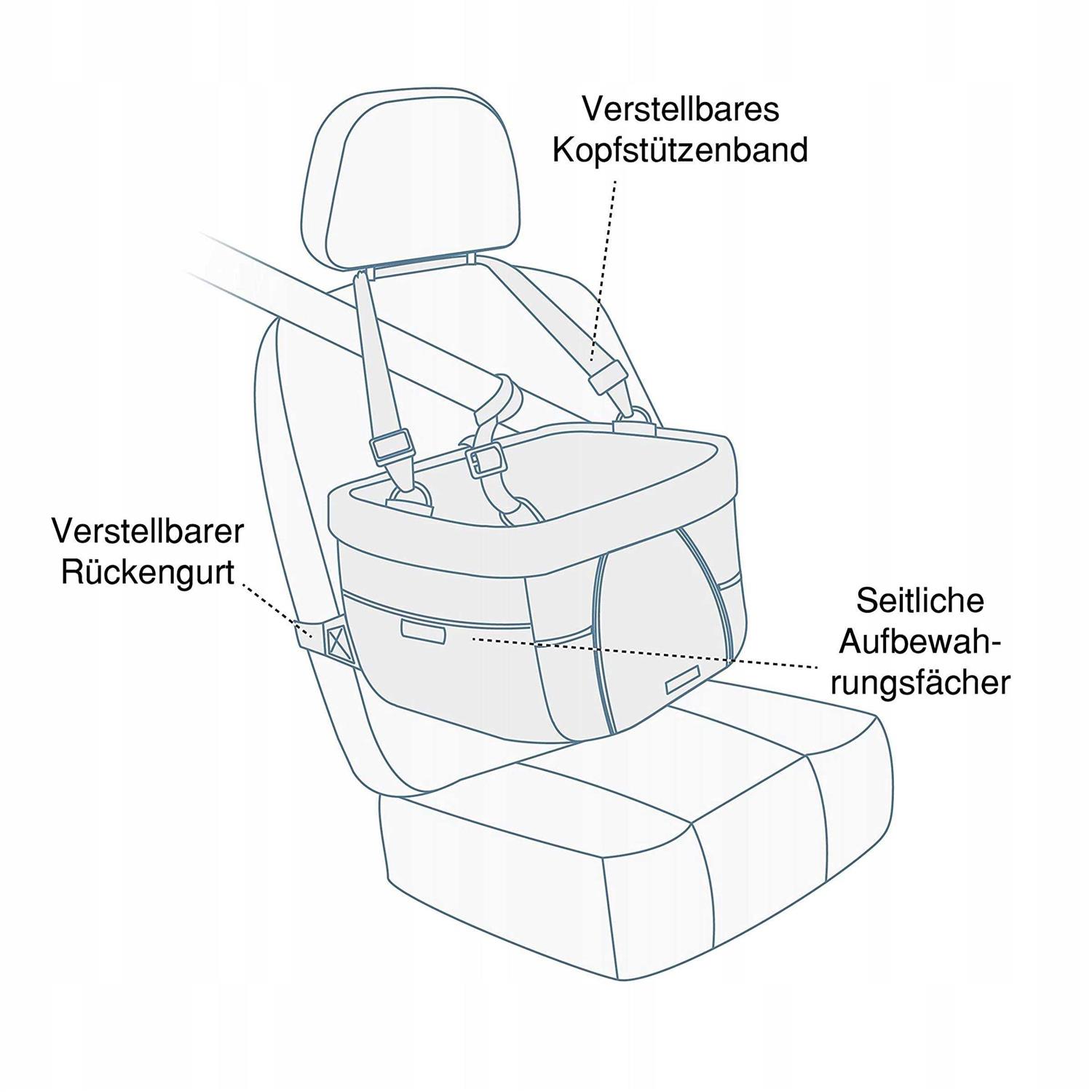 Kurgo Heather Dog Booster Seat