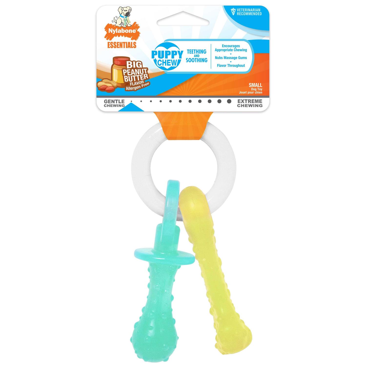 Nylabone Puppy Chew Teething Pacifier Toy