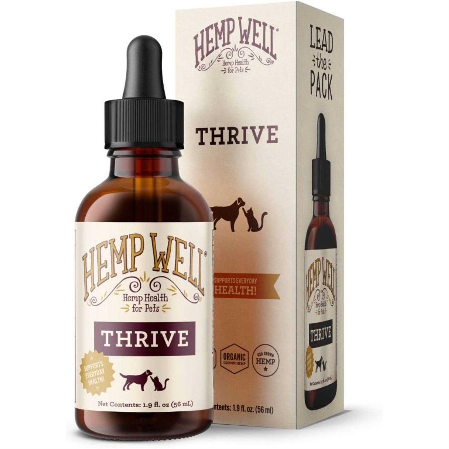 Hemp Well Thrive Oil for Dogs & Cats