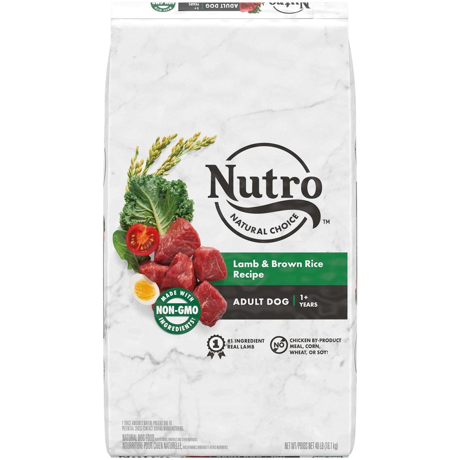 Nutro Natural Choice Adult Dry Dog Food Lamb Rice