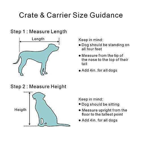 Unipaws Furniture Style Dog Crate with Tray
