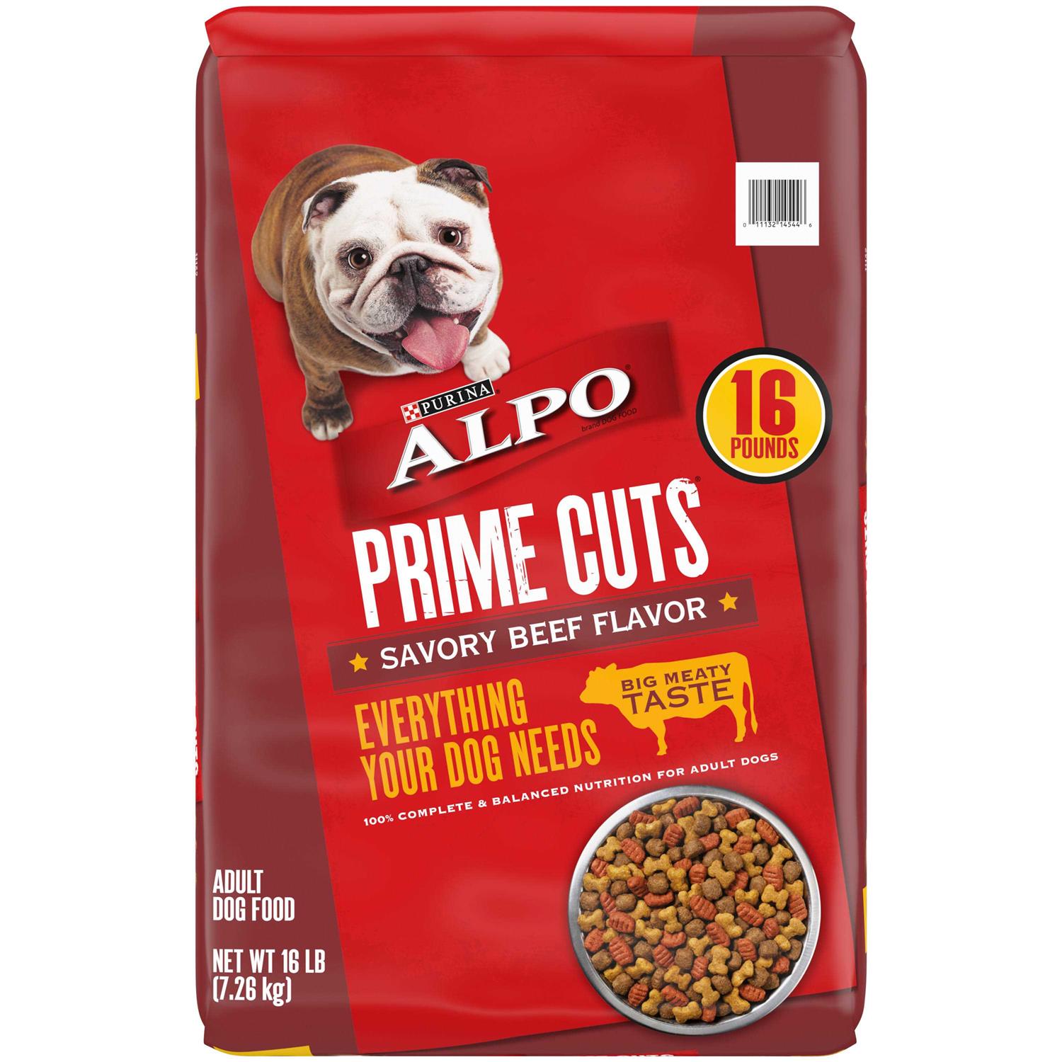 Purina Alpo Prime Cuts Savory Beef Dry Dog Food