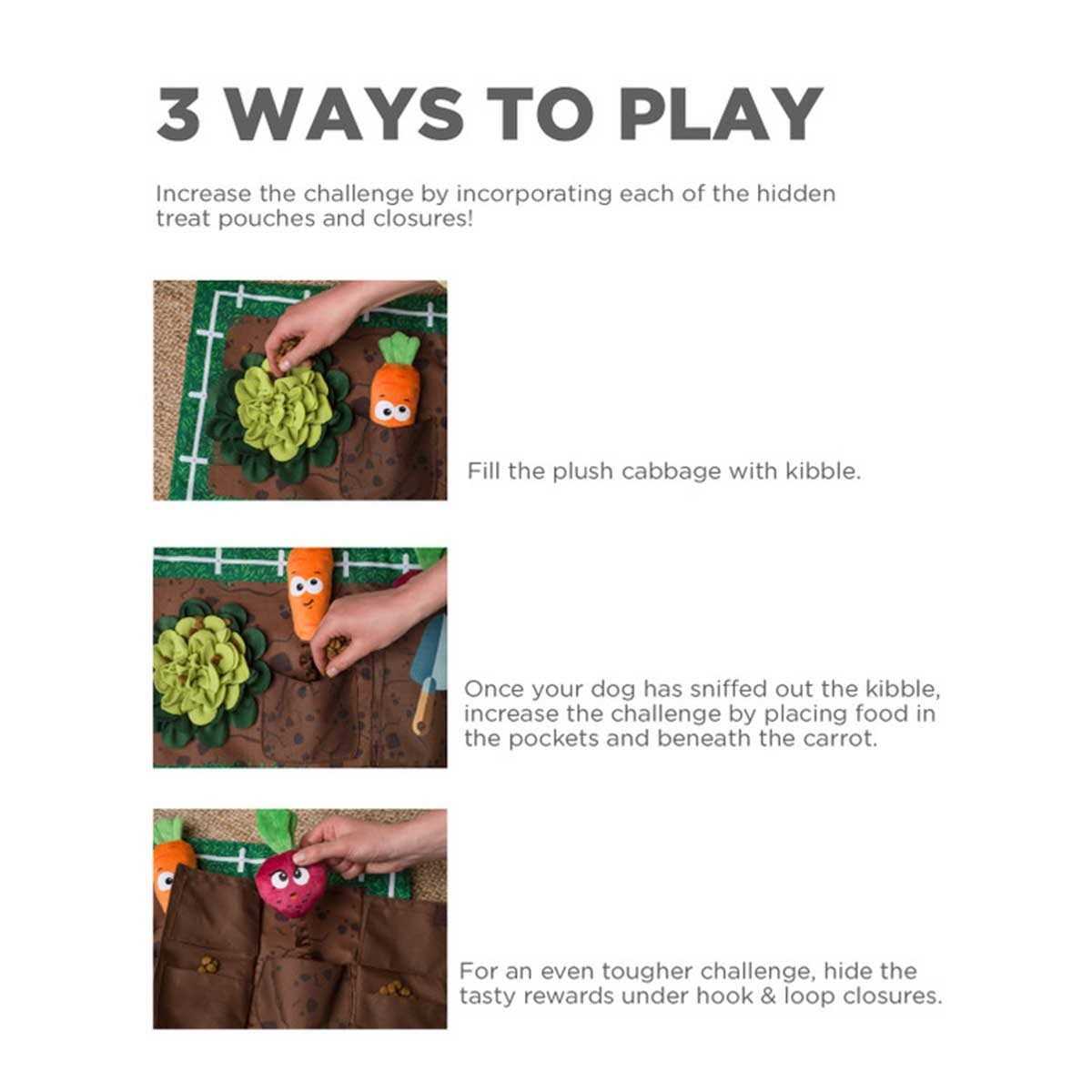 Outward Hound Activity Matz Garden Game Dog Puzzle Mat