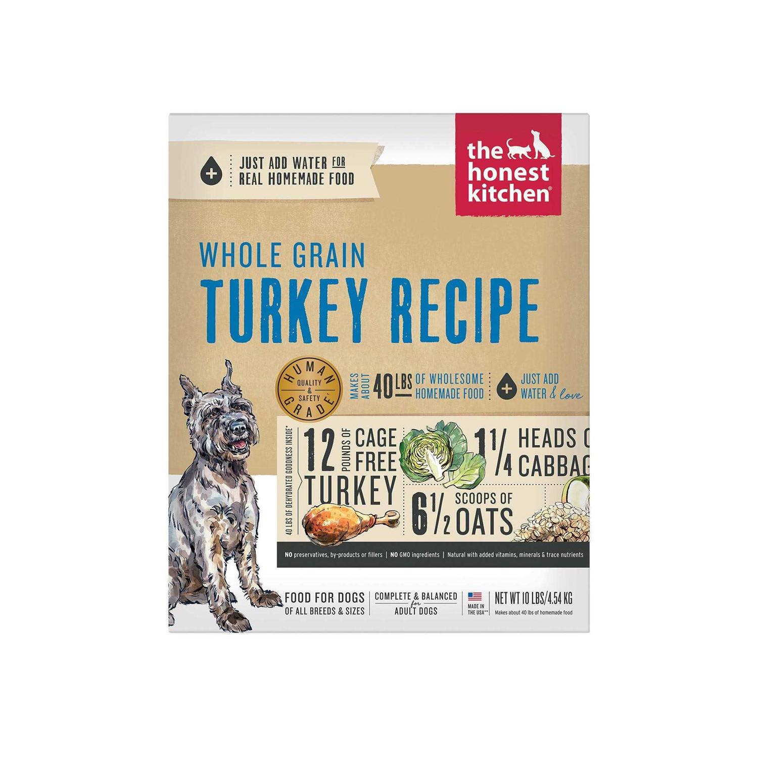 The Honest Kitchen Dehydrated Whole Grain Dog Food Turkey