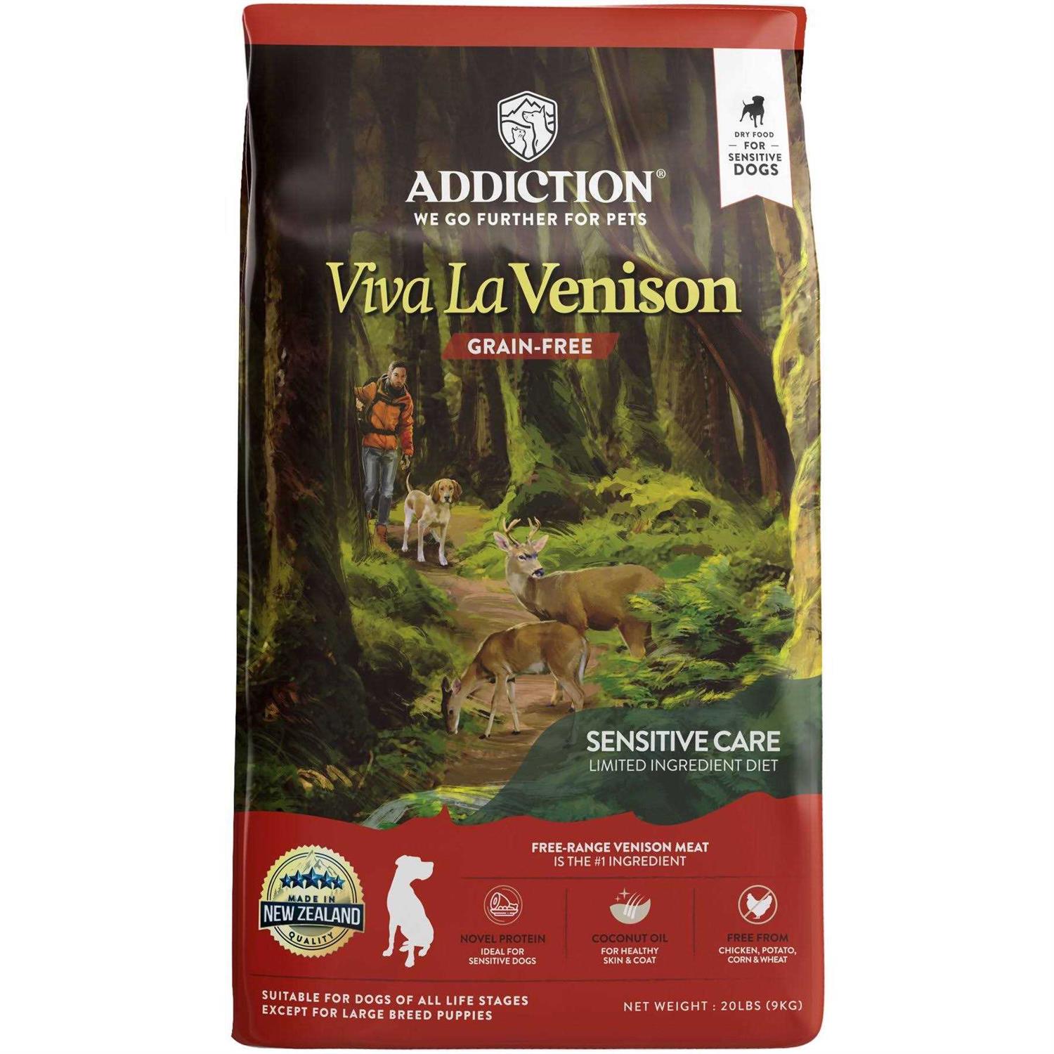 Addiction Viva La Venison Dry Dog Food