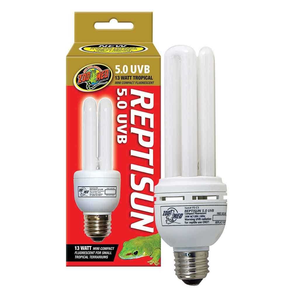 Zoo Med ReptiSun 5.0 UVB Mini Compact Fluorescent