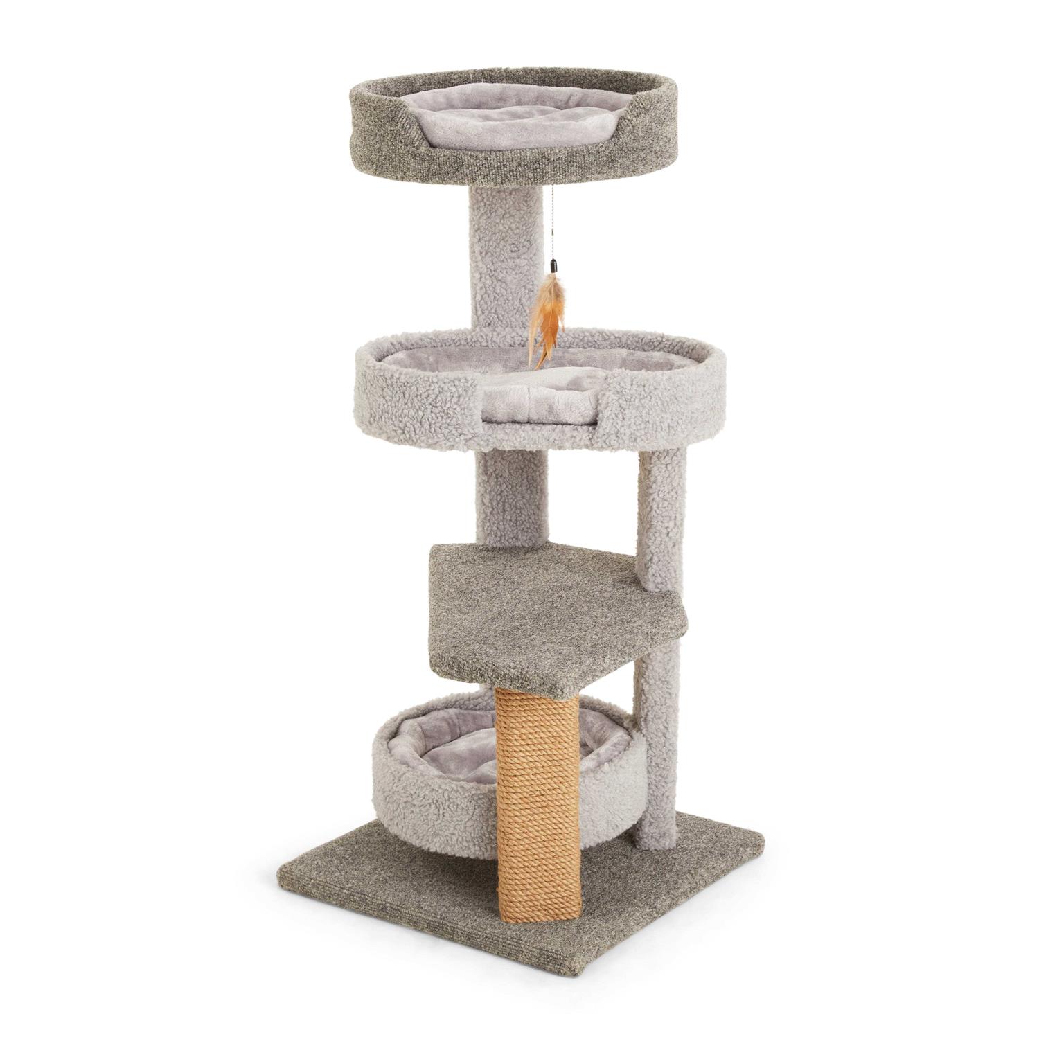 EveryYay Lookout Loft 4-Level Cat Tree Perch with Beds