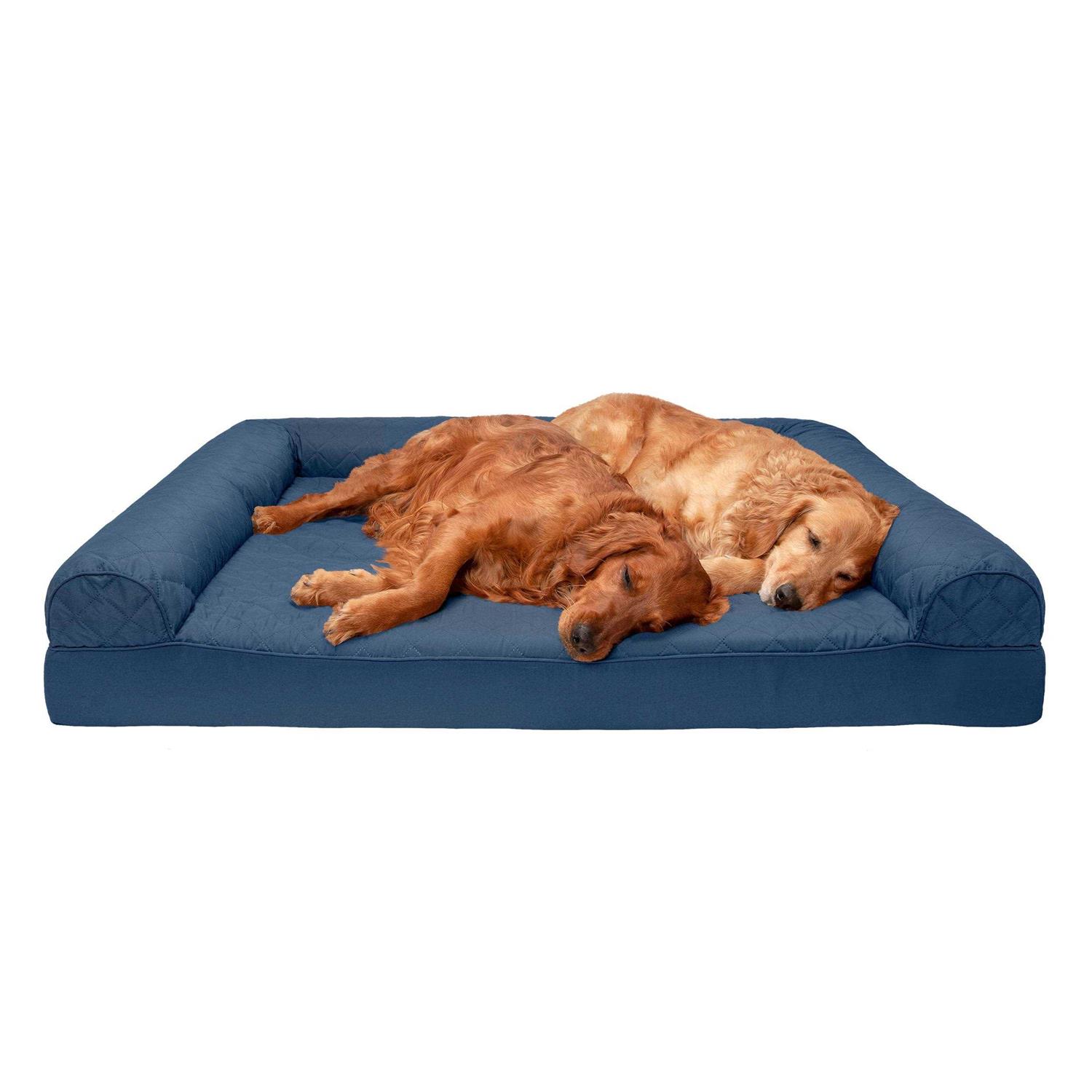FurHaven Quilted Orthopedic Sofa Pet Bed