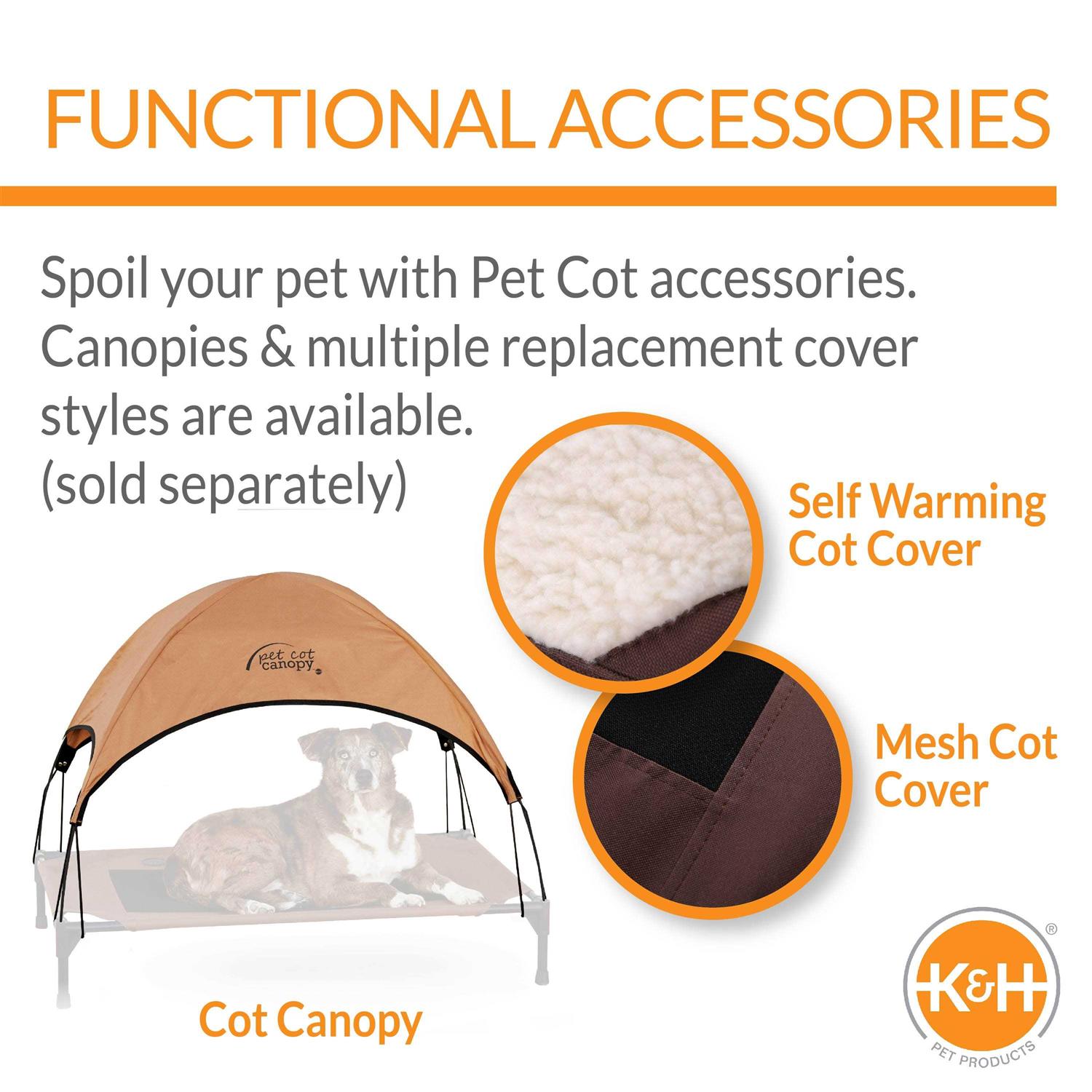 K&H Pet Products Original Bolster Pet Cot
