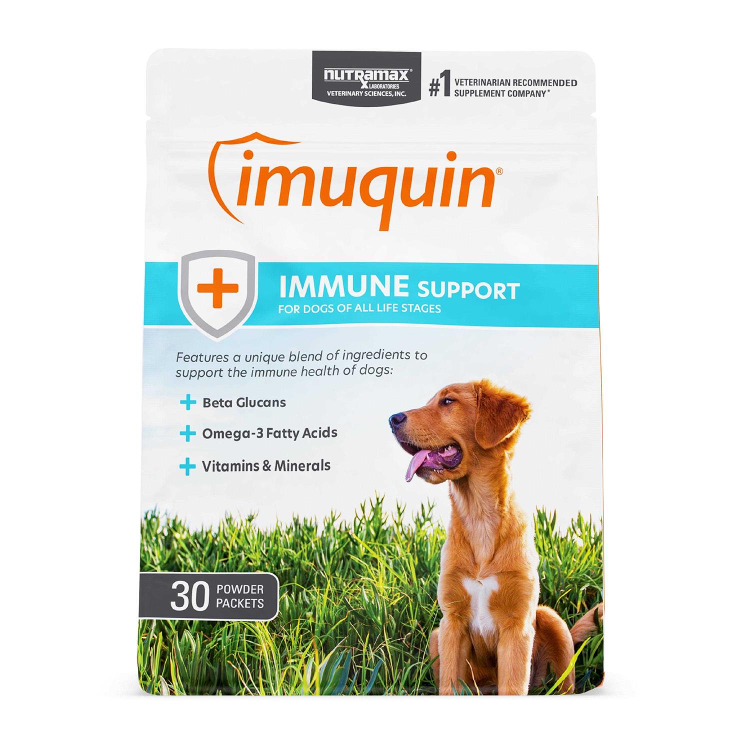 Nutramax Imuquin Immune Health Supplement Powder for Dogs