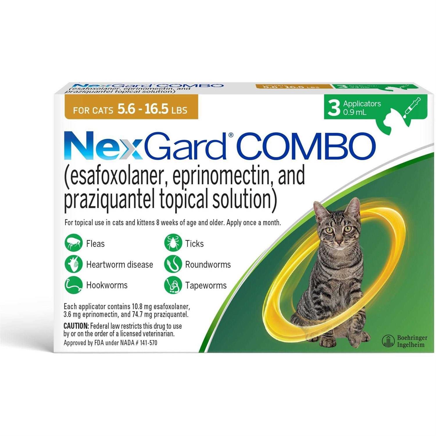 NexGard Combo Topical for Cats