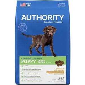 Authority Chicken Rice Formula Large Breed Puppy Dry Dog Food