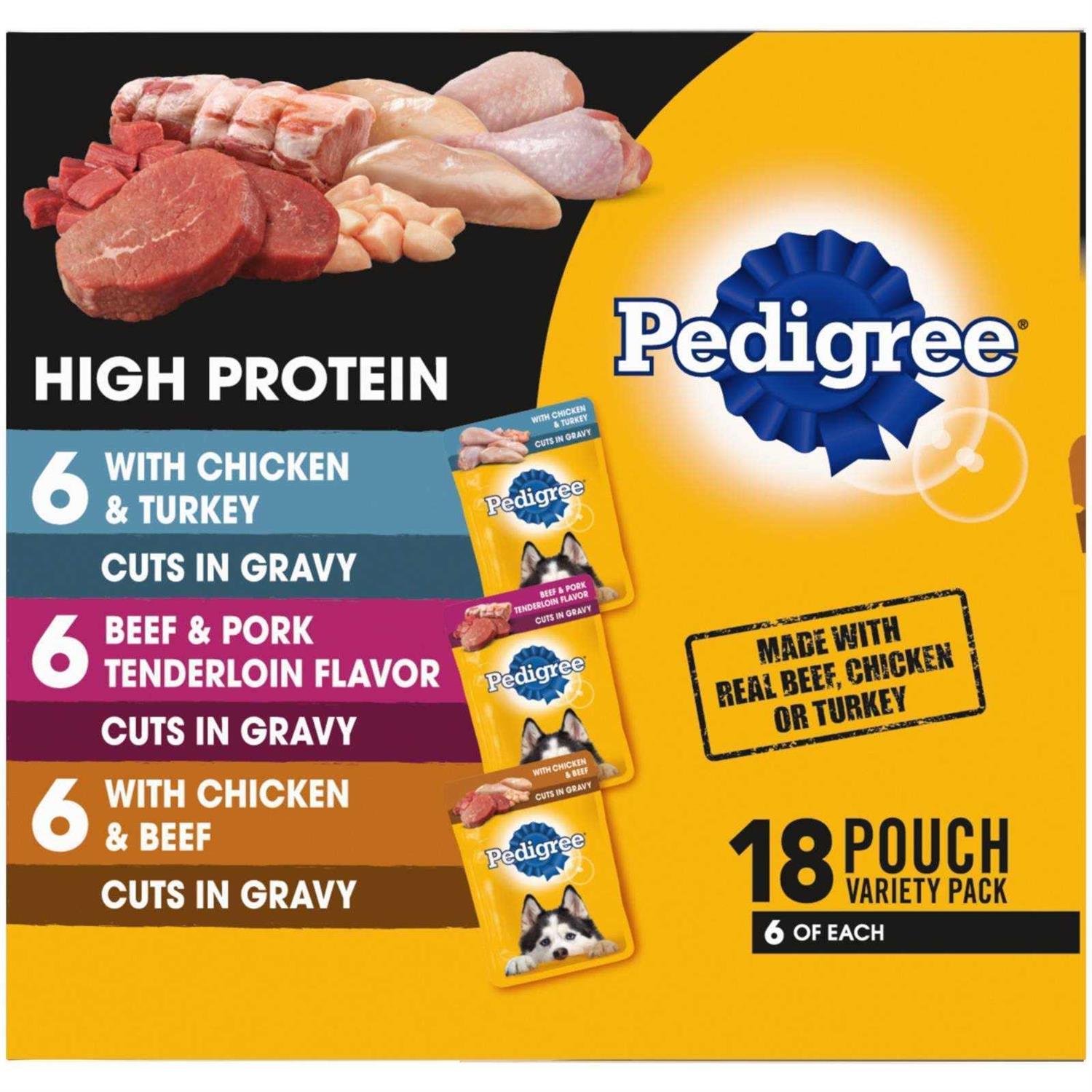 Pedigree High Protein Wet Dog Food