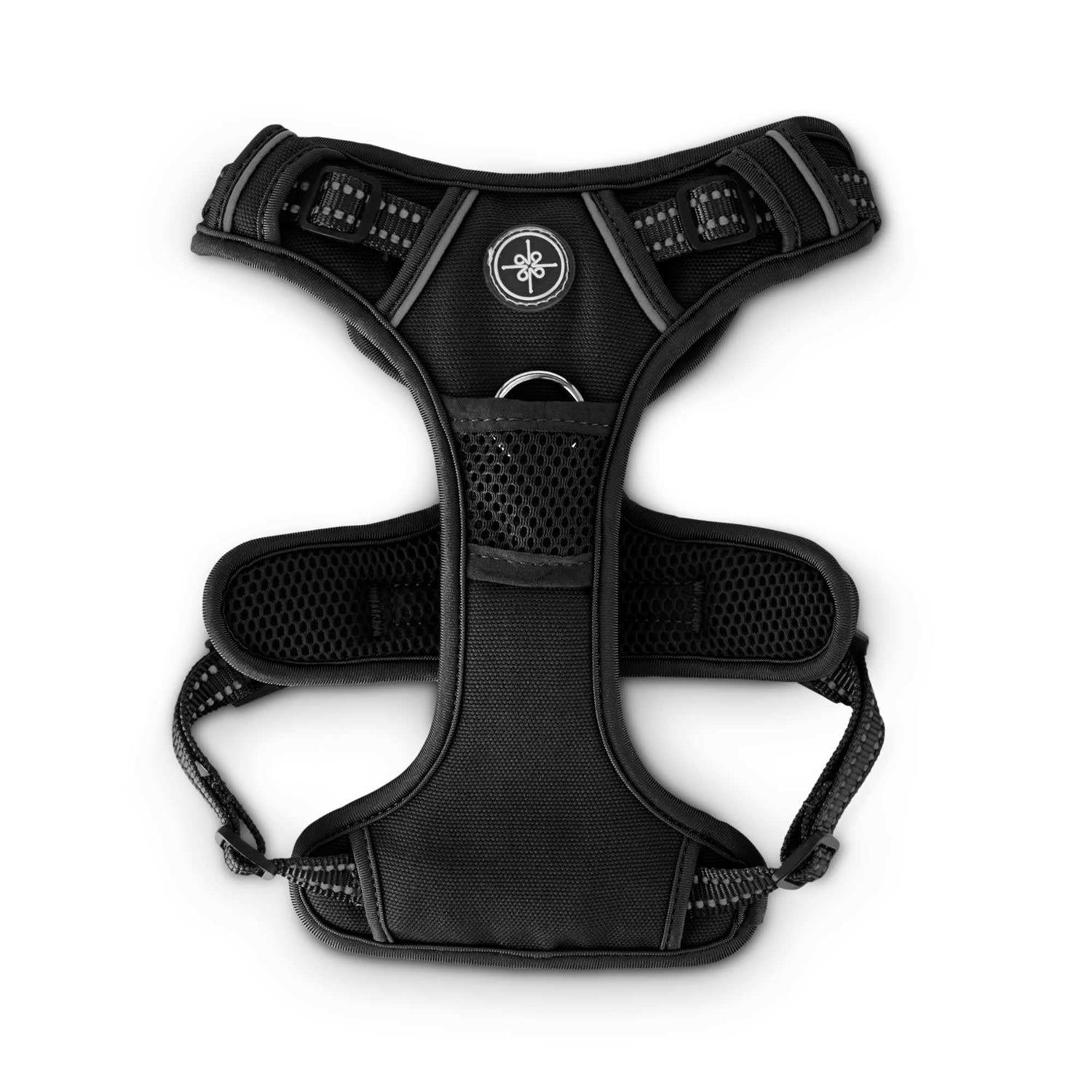 EveryYay Embrace the Pace Black Front Walking Dog Harness