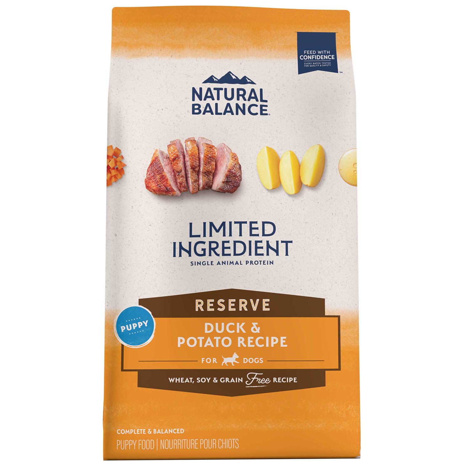 Natural Balance Limited Ingredient Reserve Duck & Potato Puppy Dry Dog Food