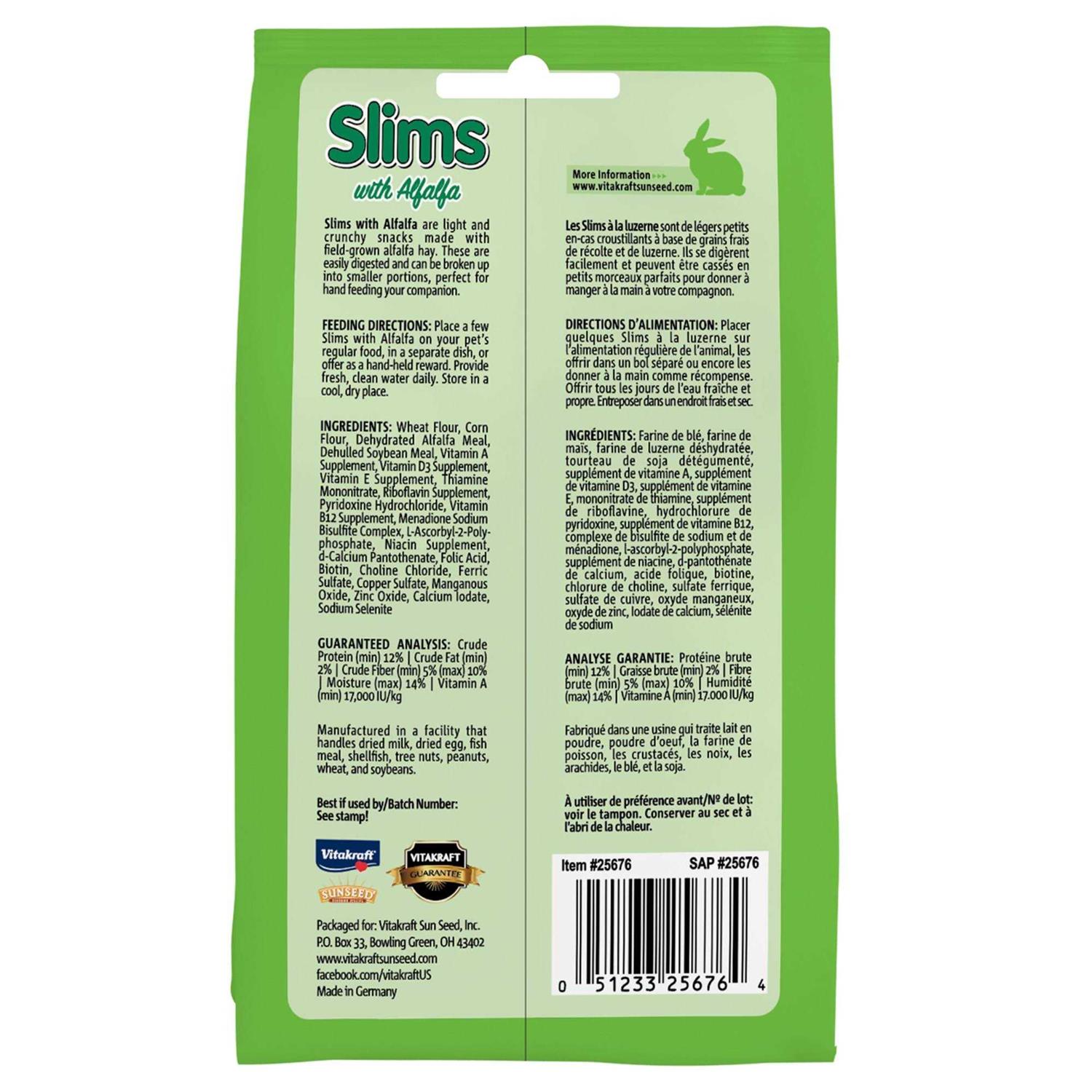Vitakraft Slims with Alfalfa
