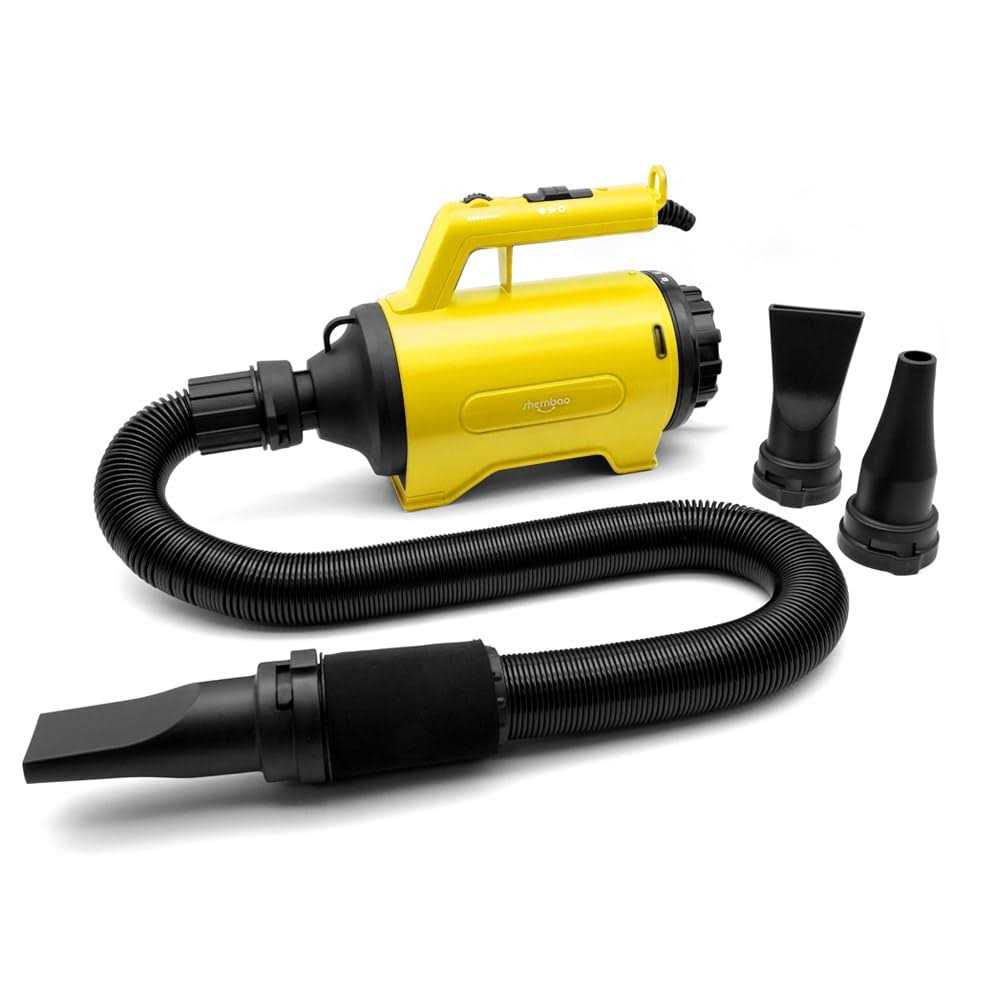 shernbao Dog Dryer High Velocity Professional Dog/Pet Grooming Force Hair Dryer/Blower