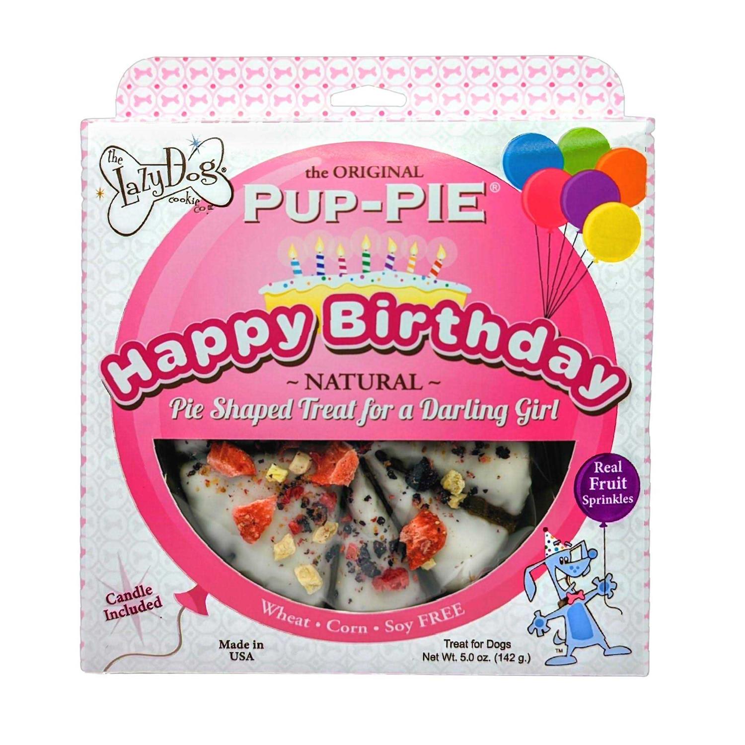 The Lazy Dog Cookie Co. Happy Birthday Pup-Pie Dog Treat