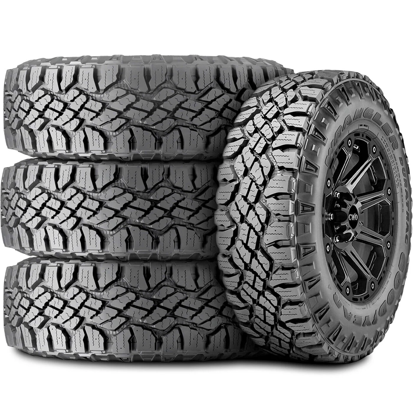 Set of 4 (FOUR) Goodyear Wrangler DuraTrac LT 275/65R20 Load E 10 Ply A/T All Terrain Tires