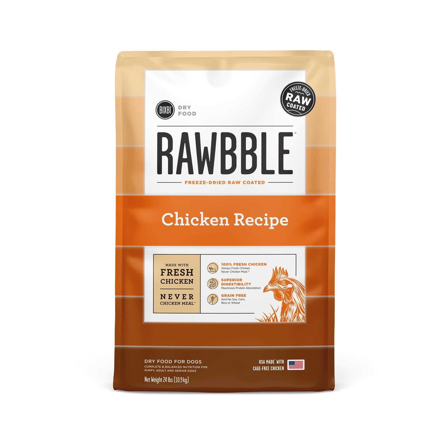 BIXBI Rawbble Chicken Recipe Dry Dog Food