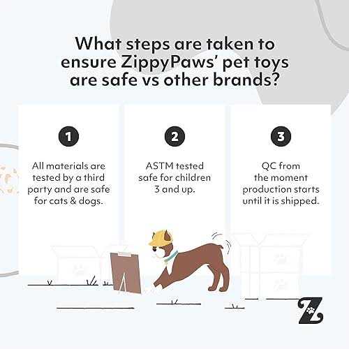 ZippyPaws Skinny Peltz Dog Toy Chipmunk