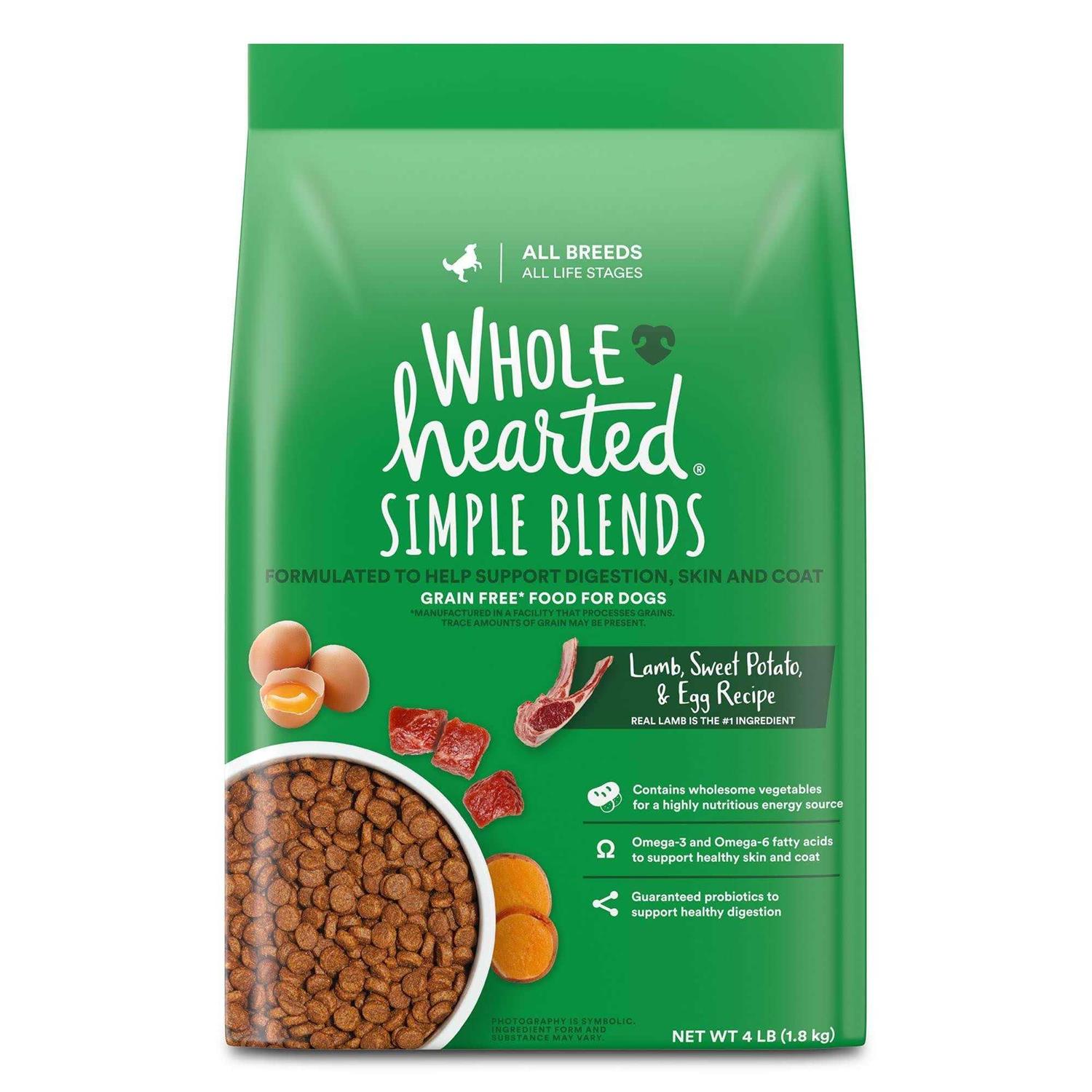 WholeHearted Lamb Sweet Potato & Egg Recipe Dry Dog Food