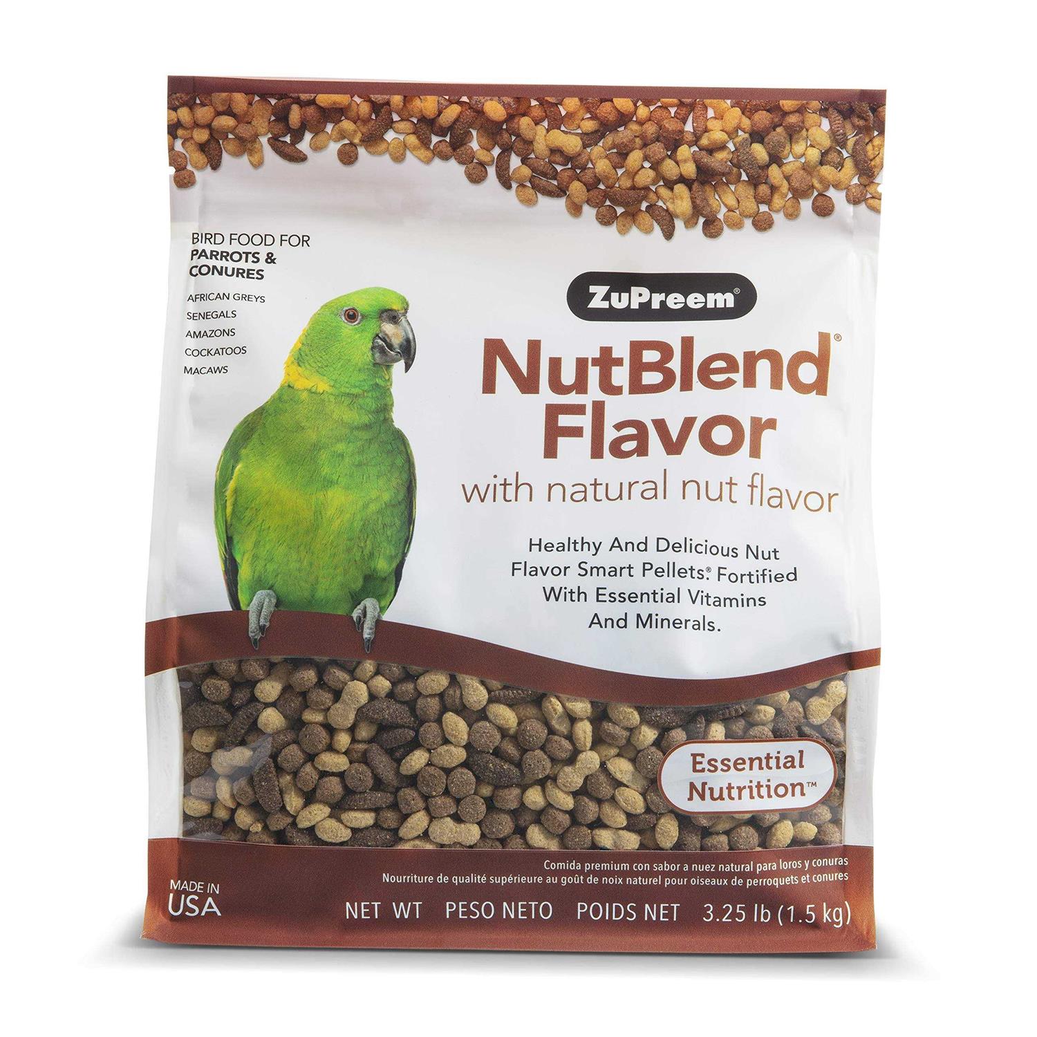 ZuPreem NutBlend Flavor Bird Food