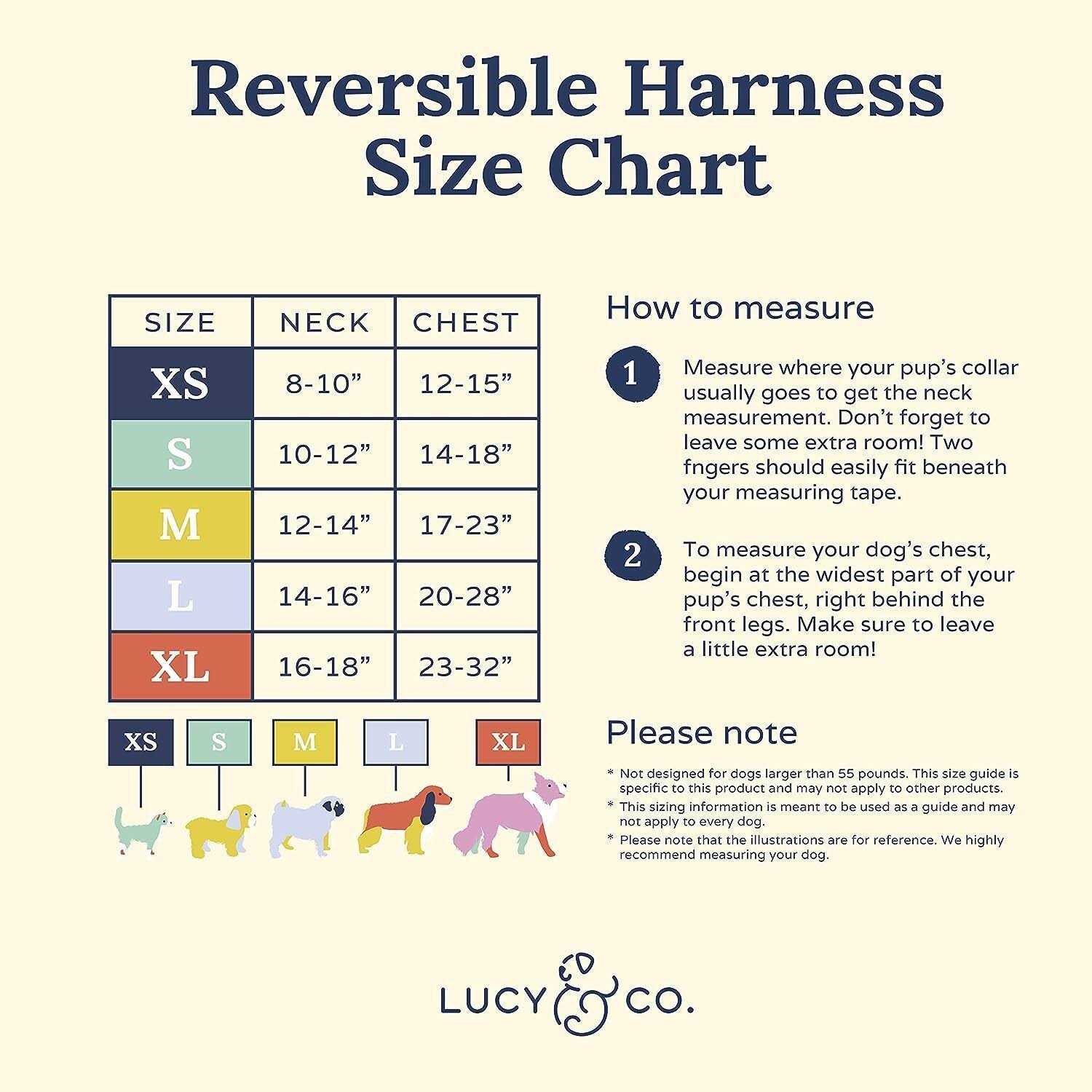 Lucy & Co Reversible Dog Harness