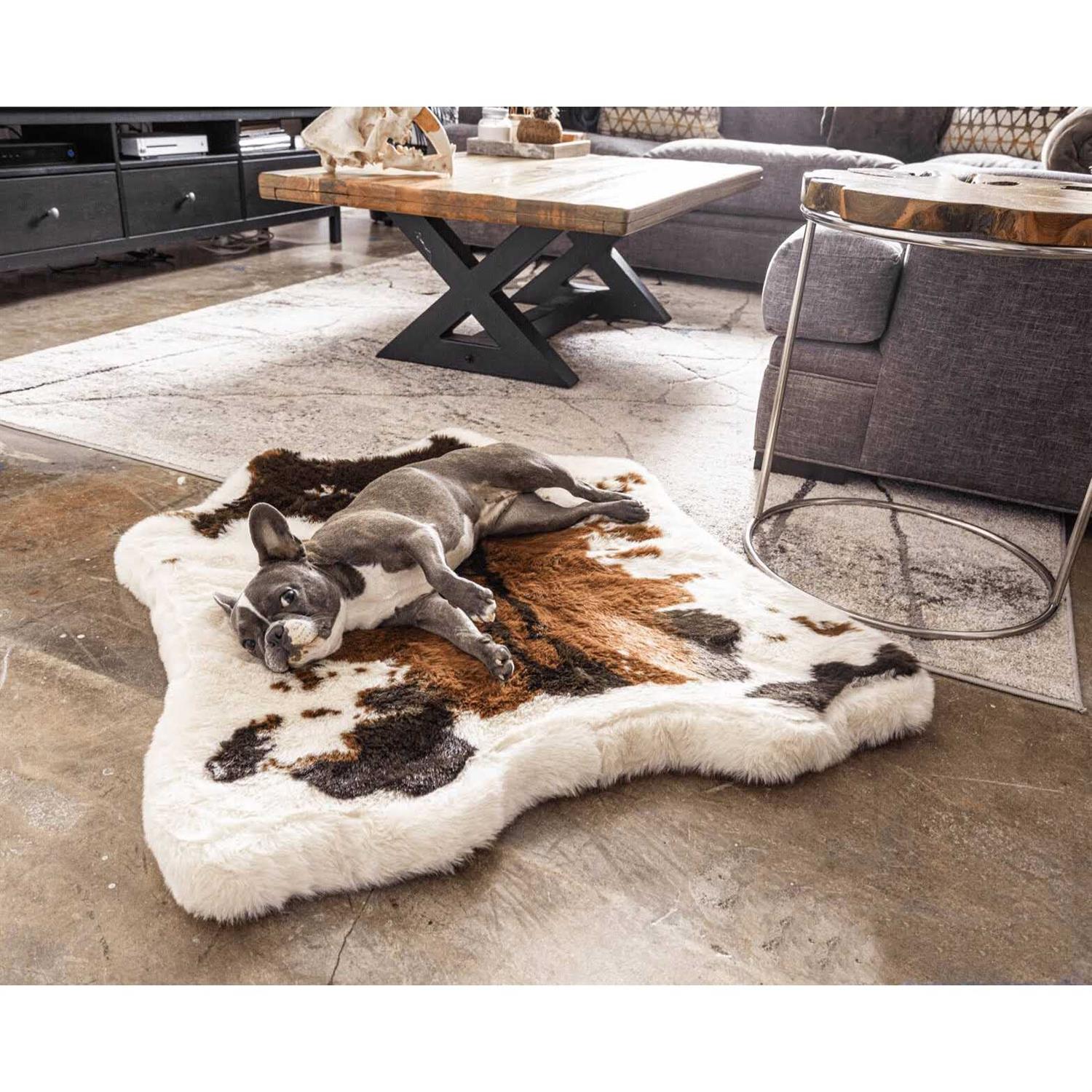 Paw PupRug Animal Print Memory Foam Dog Bed