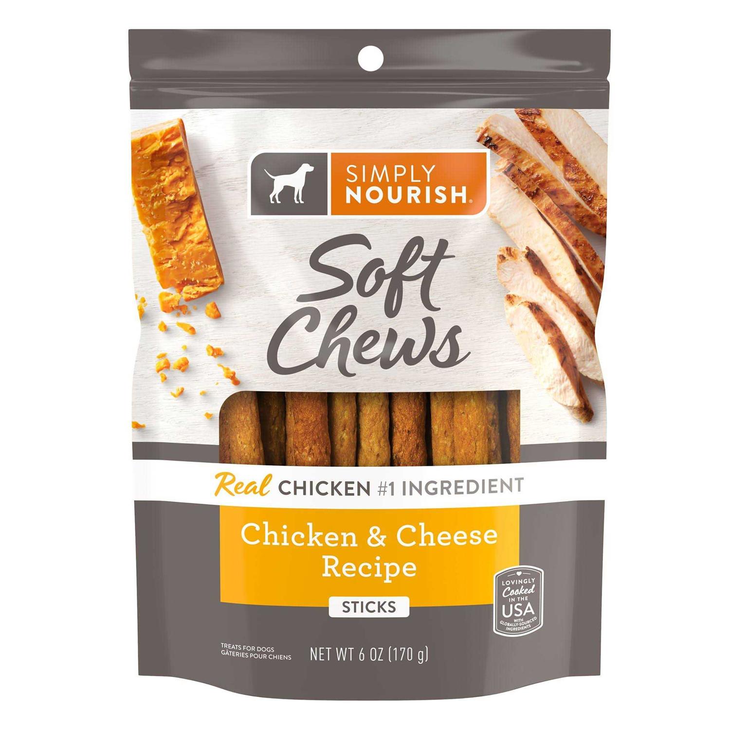 Simply Nourish Soft Chews Original Dog Protein Stick Treat