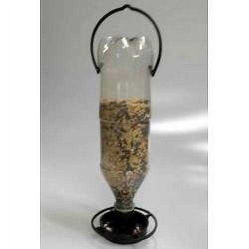 Easy to Make your Own recycle empty Soda pop Bottle Top Bird Feeder