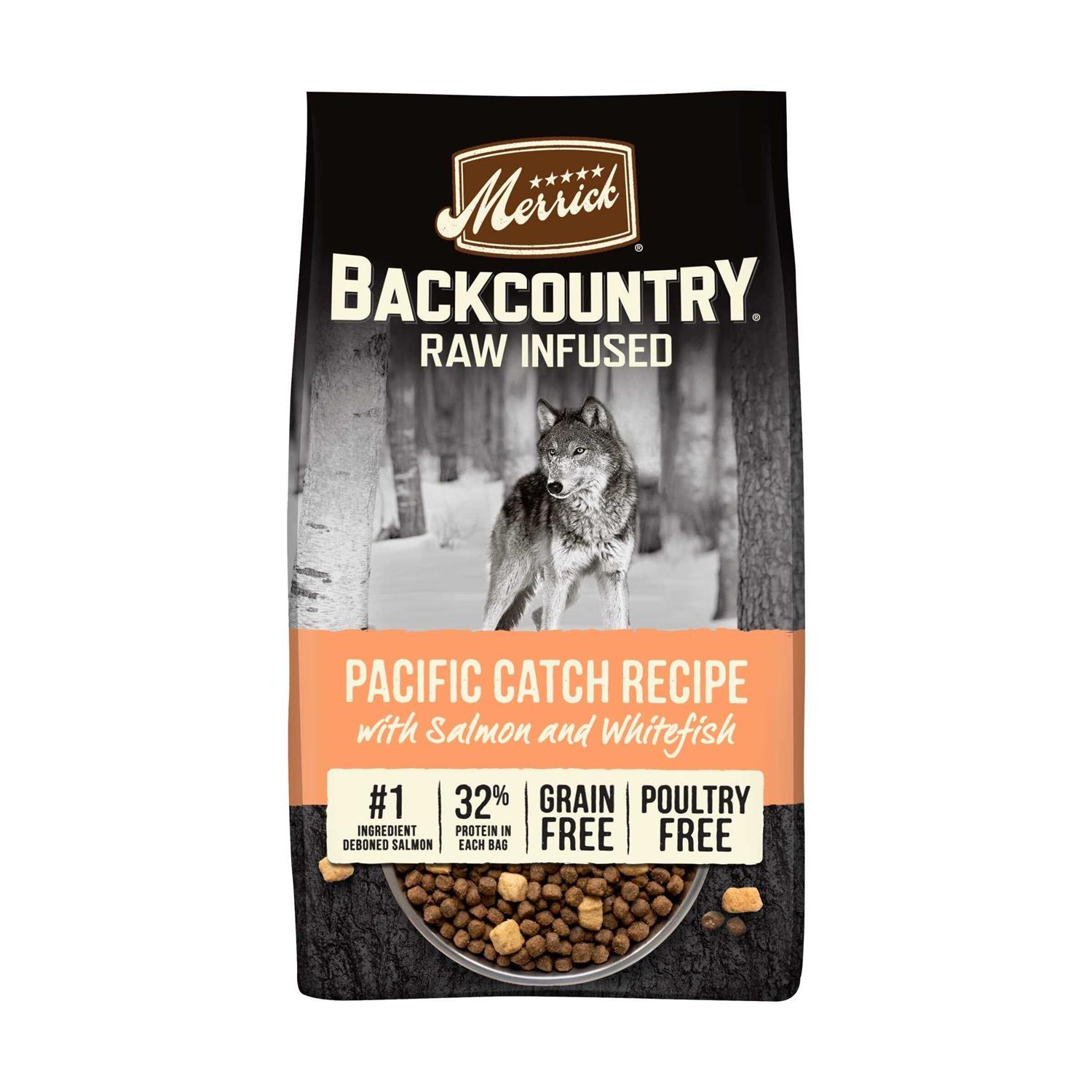 Merrick Backcountry Grain Free Raw Infused Recipe Dry Dog Food