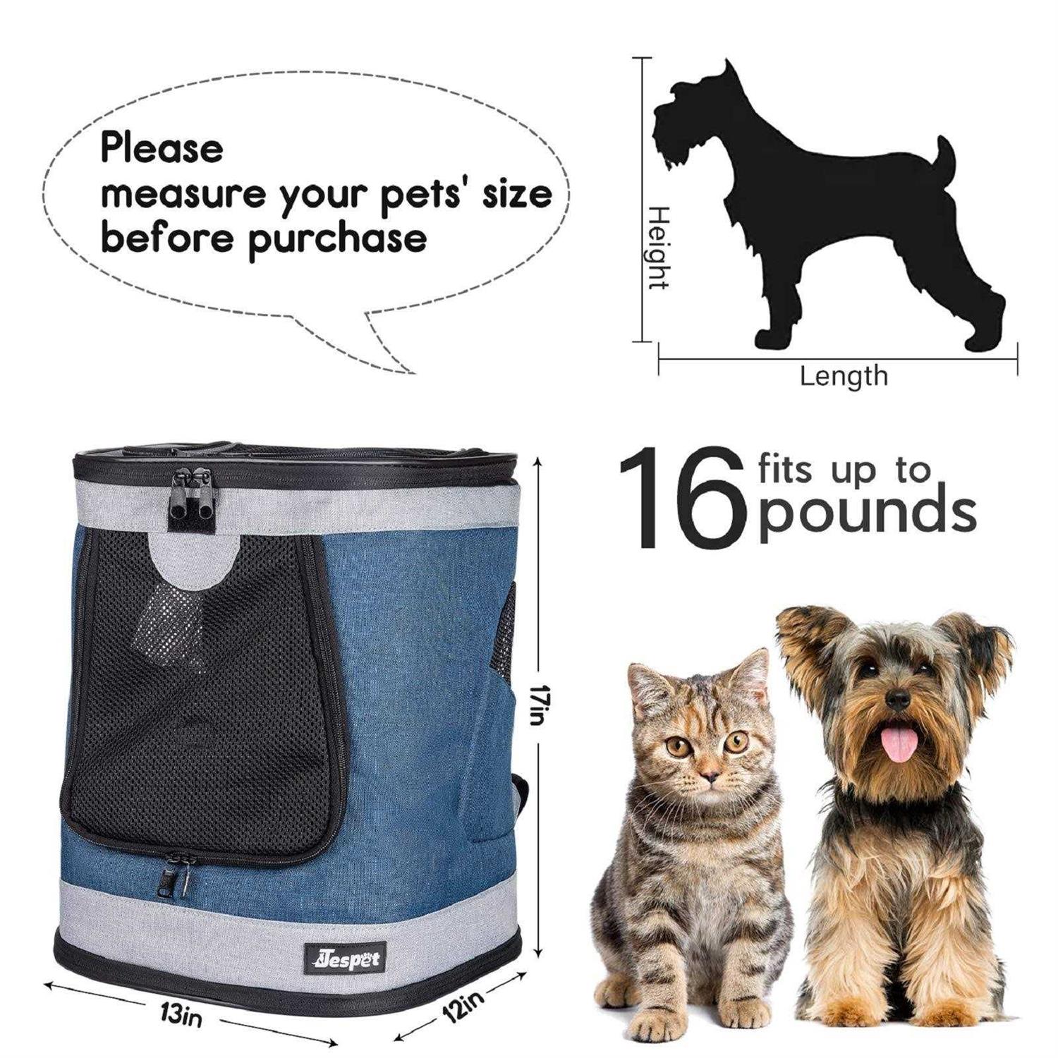 Jespet Deluxe Pet Backpack