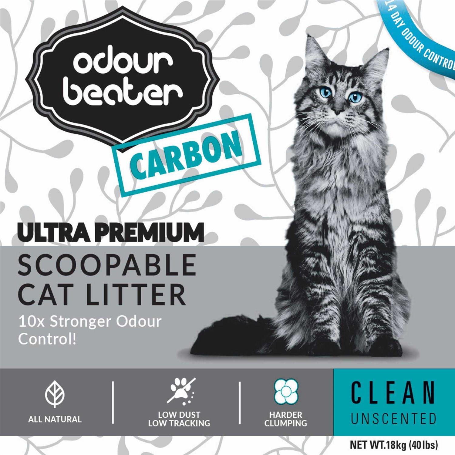Odour Beater Carbon Unscented Cat Litter