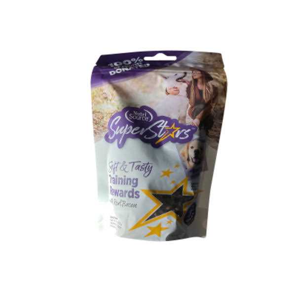 NutriSource SuperStars Bacon Dog Training Treats