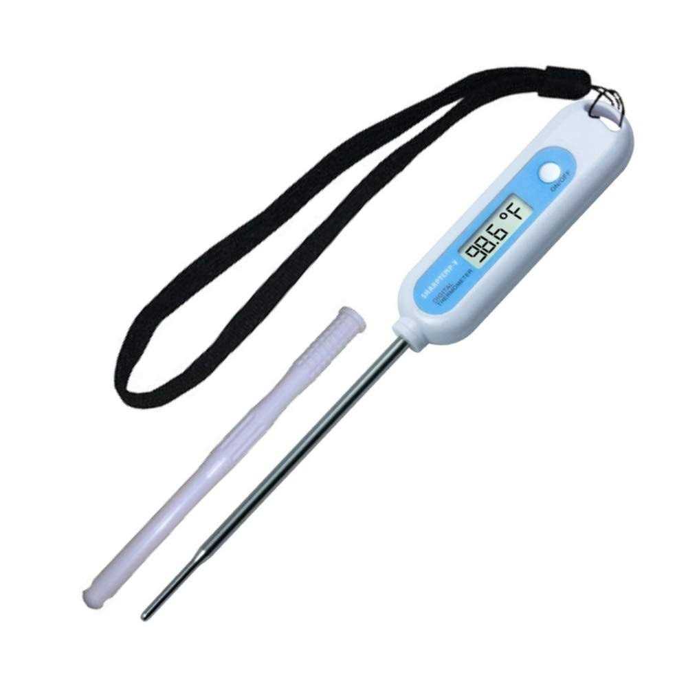 SHARPTEMP-V. Fast Accurate Temperatures in 8 to10 Seconds. Beeps When Ready. 5-Inch Stainless-Steel Probe with Rounded Tip. Safe for All Farm
