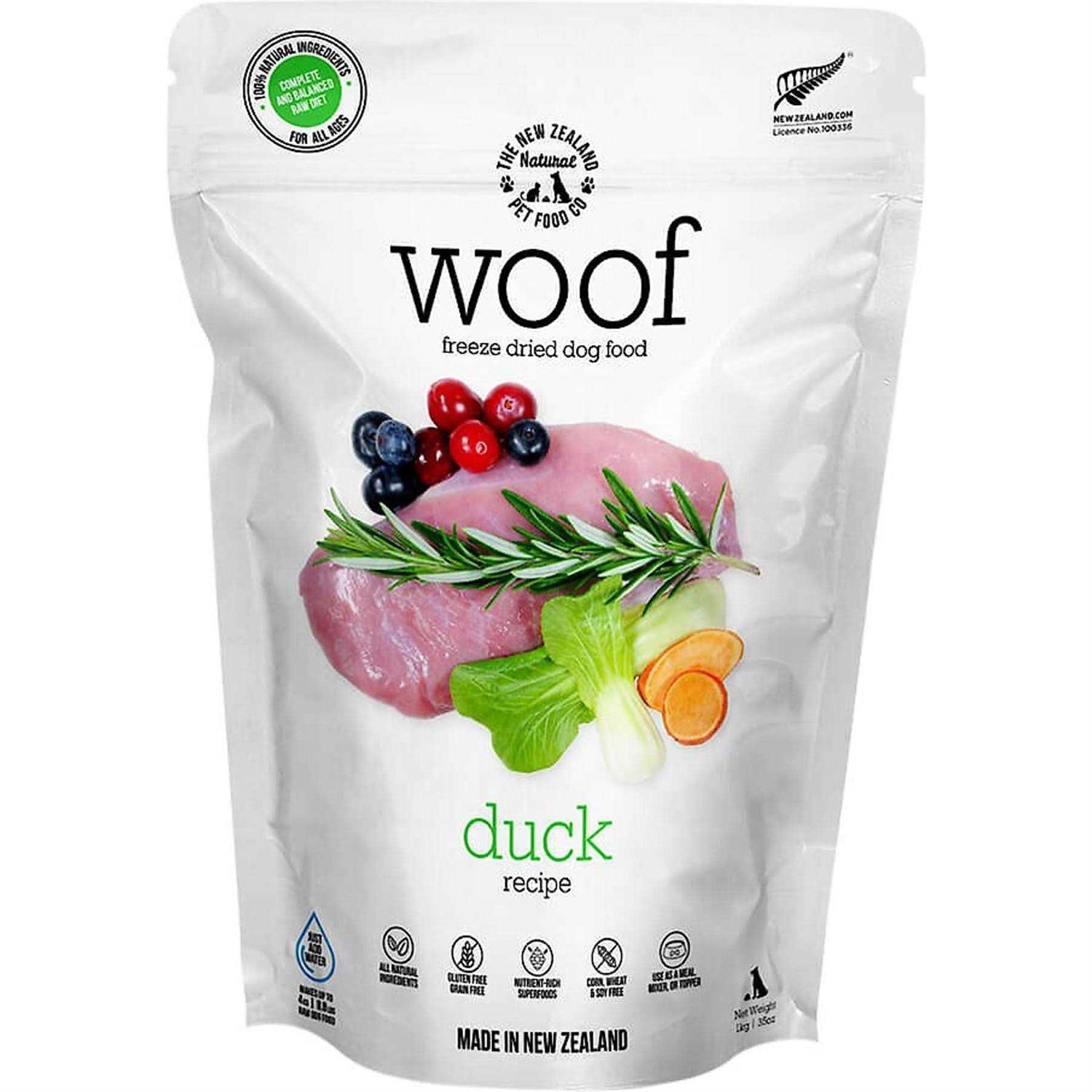 Woof Duck Freeze Dried Dog Food