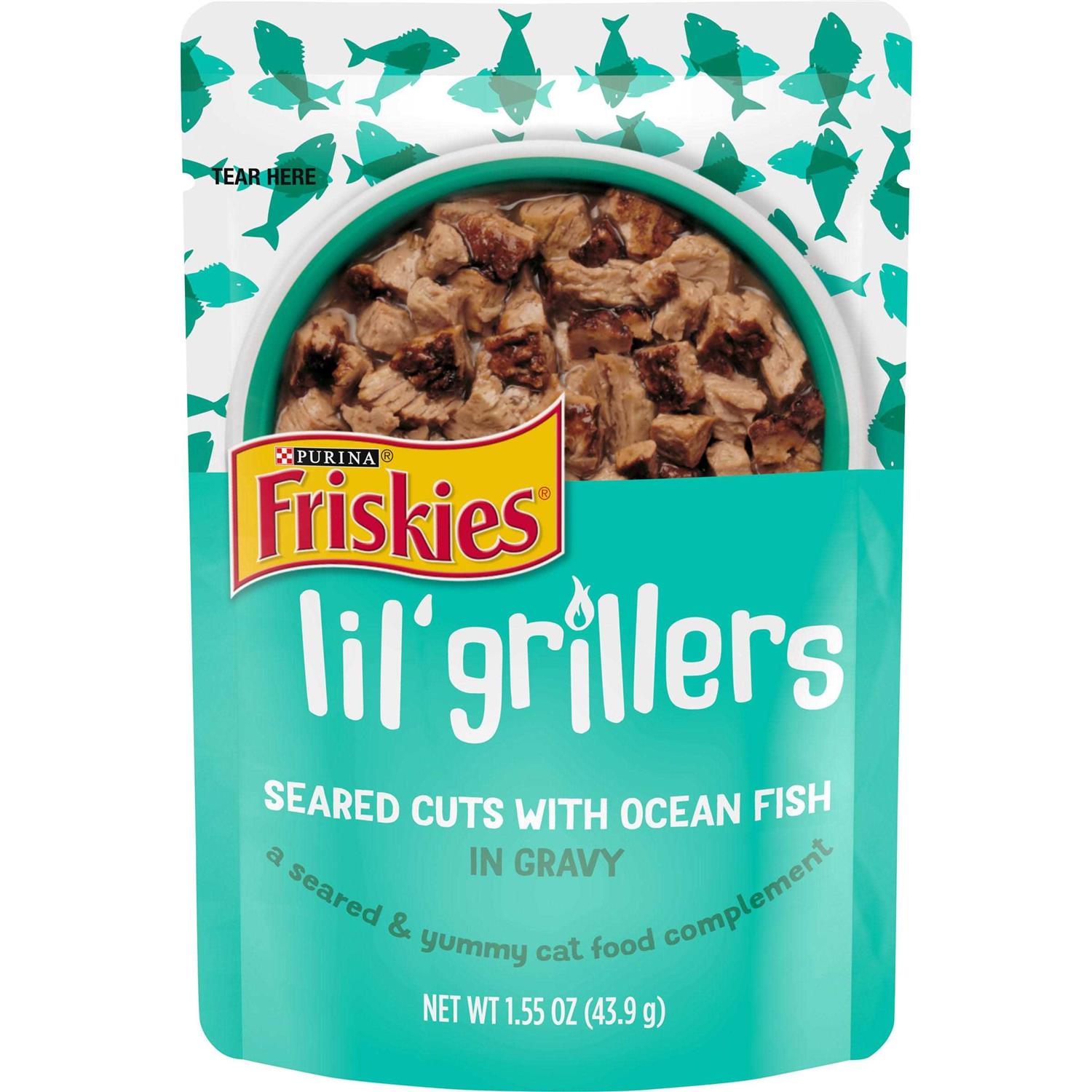 Friskies Lil Grillers Seared Cuts Gravy Wet Cat Food