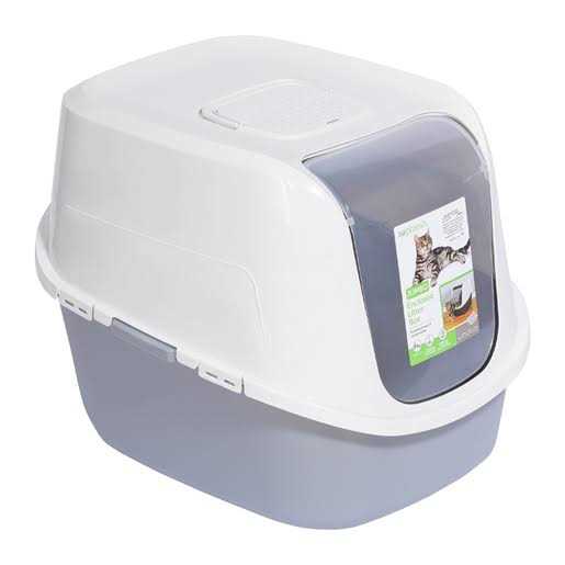 So Phresh Jumbo Enclosed Litter Box in Navy